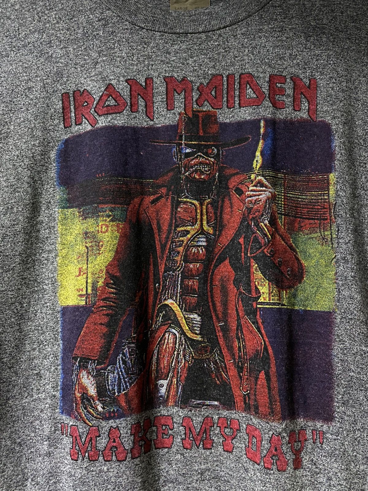 Band Tees Vintage 1980’s Iron Maiden Band Tee Shirt Medium Size US M / EU 48-50 / 2 - 5 Thumbnail