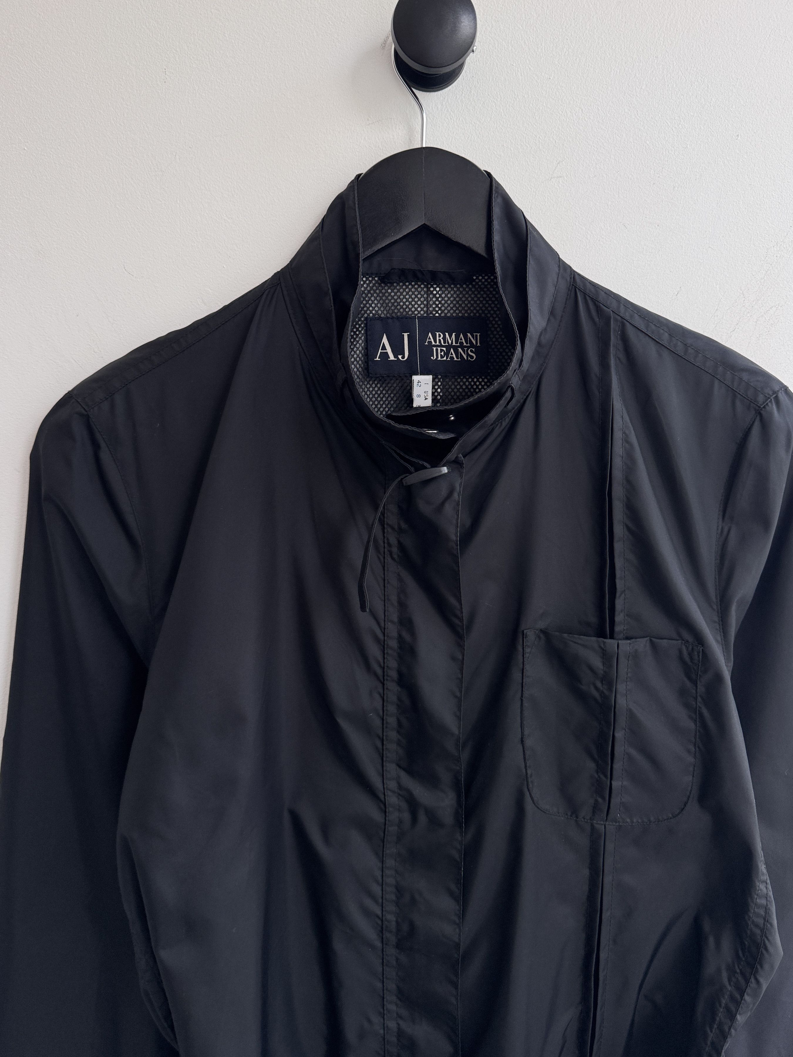 Armani Armani Jeans Nylon Trench Jacket Size M / US 6-8 / IT 42-44 - 4 Thumbnail