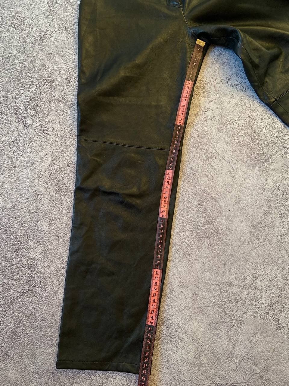 Versus Versace Versus Gianni Versace Vintage Leather Pants Iconic 90s women Size 28" / US 6 / IT 42 - 15 Thumbnail