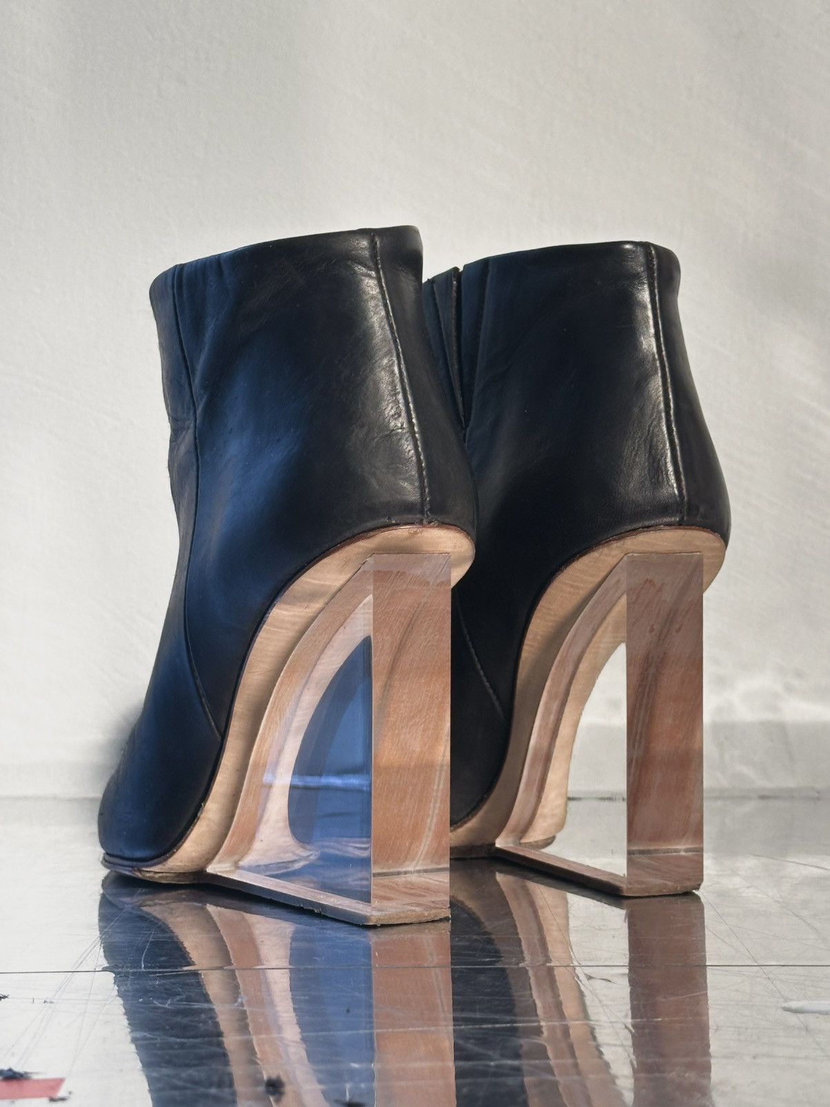 Maison Margiela Maison margiela plexi glass wedge boots Size US 8 / IT 38 - 3 Thumbnail