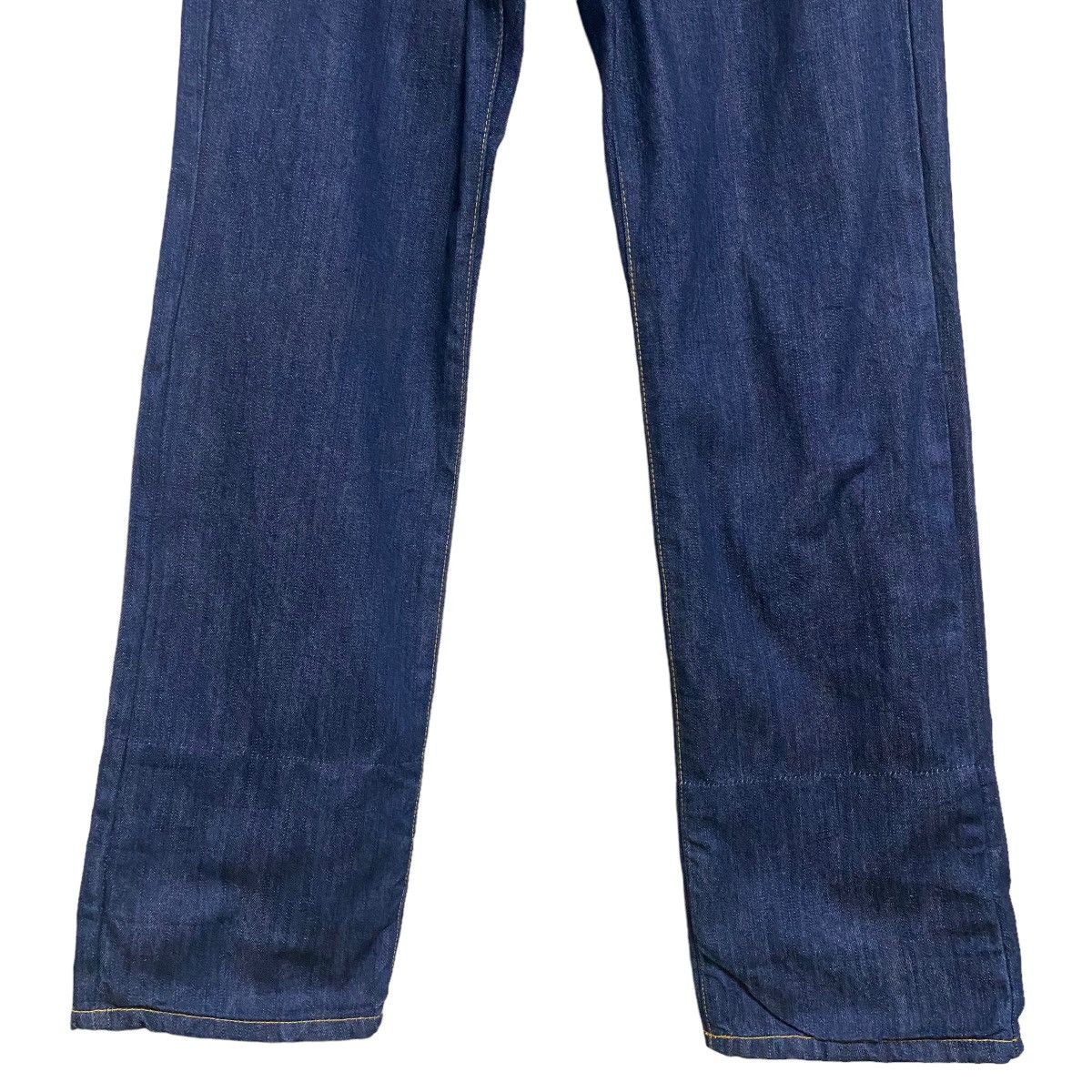 Karakuri Tamashii GUMU Denim Embroidery Multi Pocket Japan Motif Jeans Size US 34 / EU 50 - 8 Thumbnail