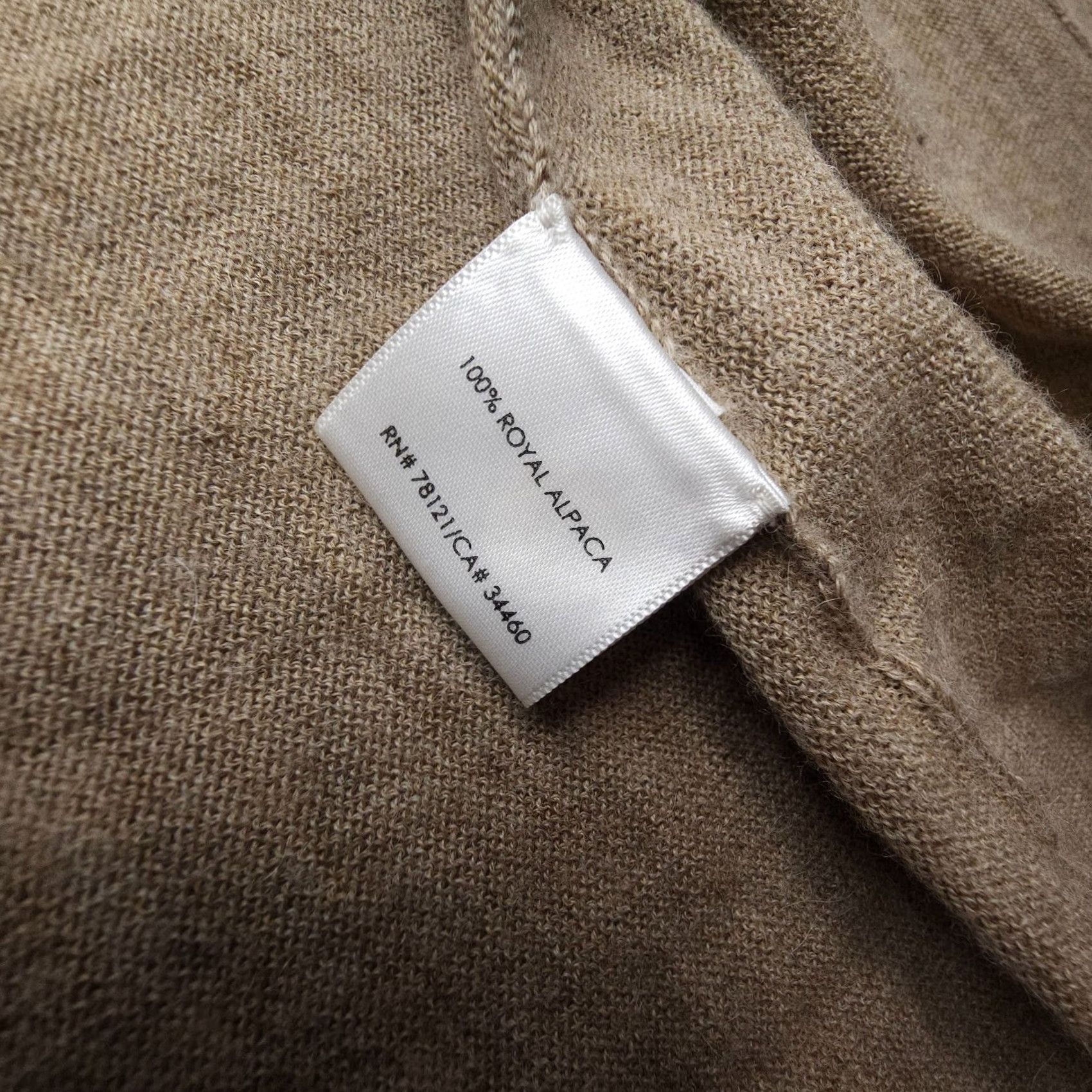 Eileen Fisher Eileen Fisher Cardigan Womens Medium Knit Open Alpaca Beige Fall Spring Summer Winter Lightweight Casual City Vintage? Size M / US 6-8 / IT 42-44 - 4 Thumbnail
