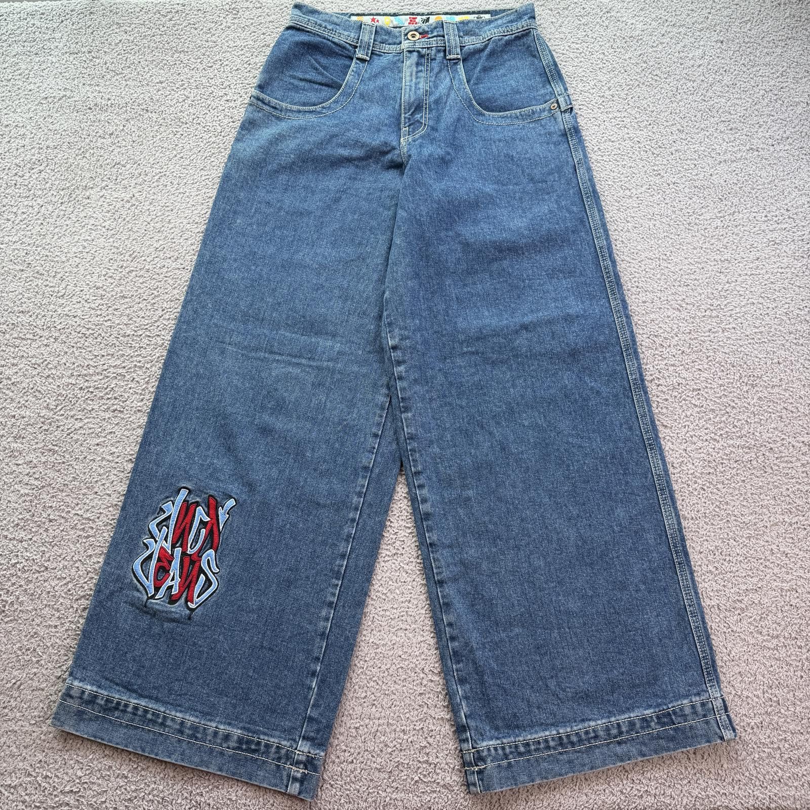 JNCO Vintage JNCO Rollin 360 Wide Leg Denim Jeans 30x32 Y2K Baggy Size US 30 / EU 46 - 1 Thumbnail