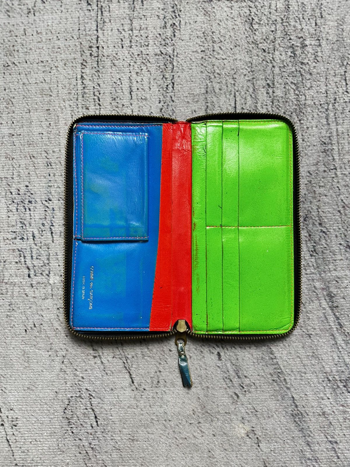 Comme des Garcons Comme Des Garcons Super Fluo Zip Around Wallet Size ONE SIZE - 9 Thumbnail