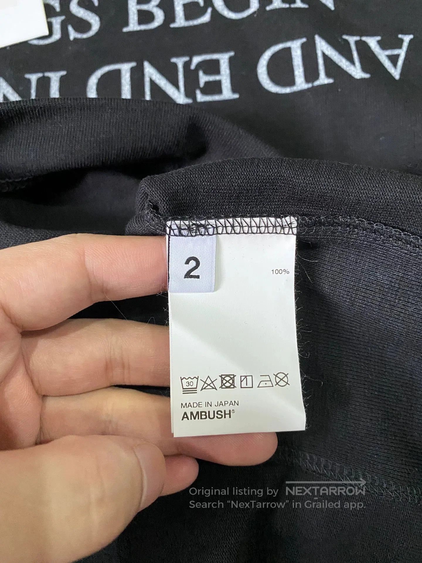Ambush Design Ambush English Print Short Sleeve. Size US M / EU 48-50 / 2 - 4 Thumbnail