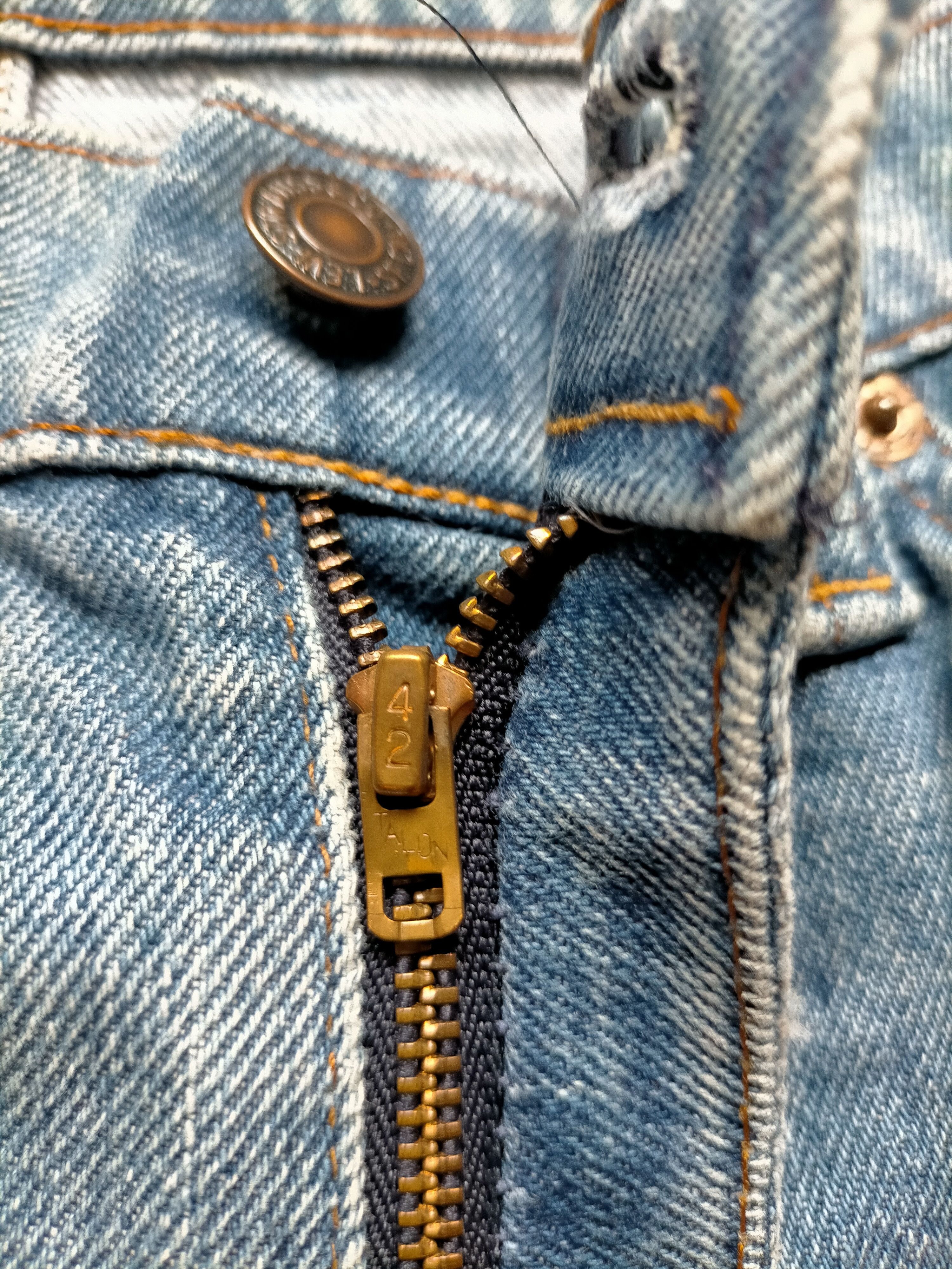 Levi's Vintage 80s Levis 505 distress denim Jeans Size US 31 - 14 Thumbnail