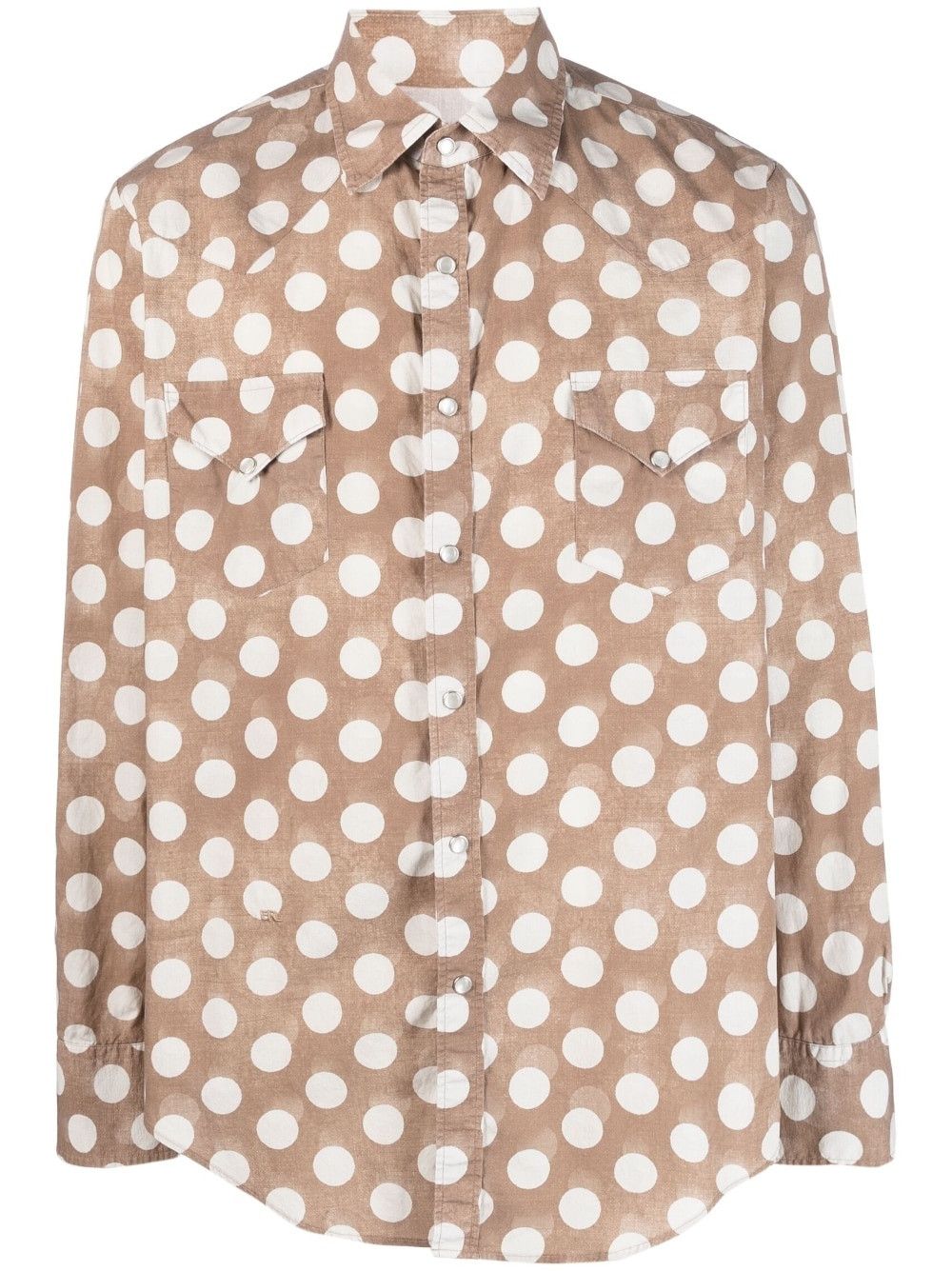 ERL o1y0125 Patterned Shirt in Brown/White Size US L / EU 52-54 / 3 - 1 Thumbnail
