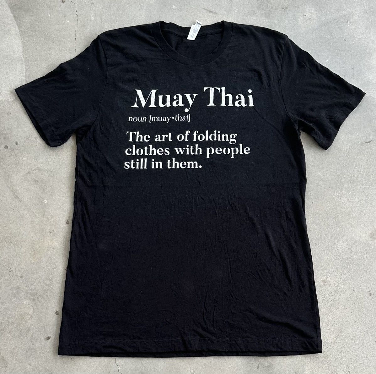 Other MUAY THAI ART OF FOLDING CLOTHES TEE Size US L / EU 52-54 / 3 - 1 Thumbnail