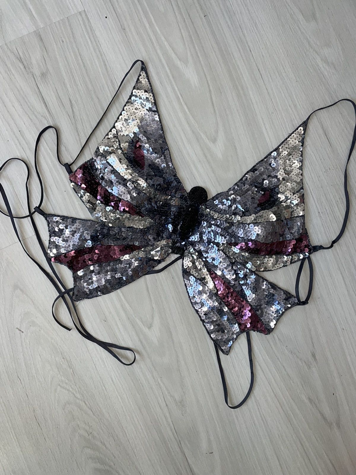 Vintage y2k butterfly top Size M / US 6-8 / IT 42-44 - 5 Thumbnail