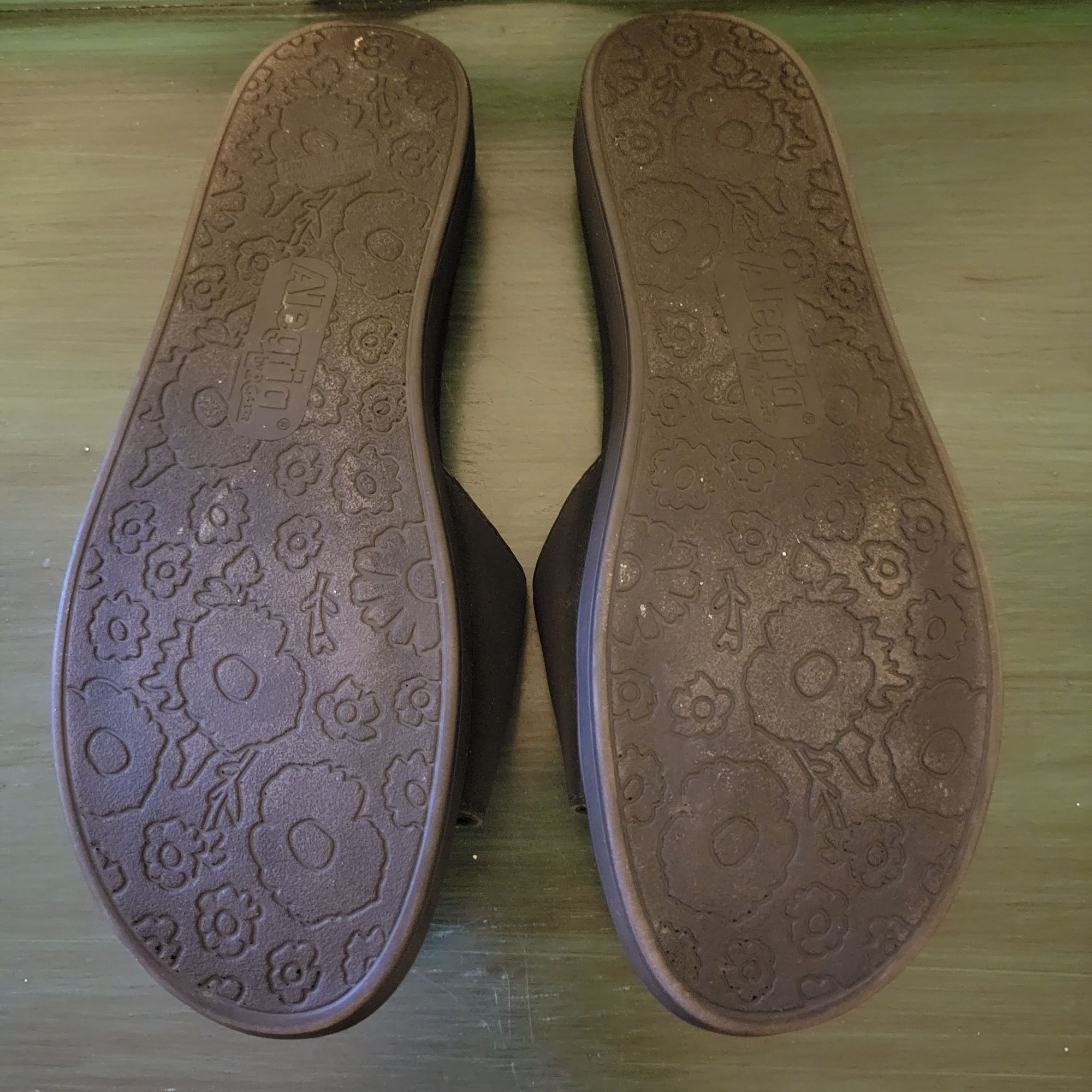Vintage Alegria 40 Slide Sandals LIL 601 Adjustable Strap Black Open Size US 9.5 / IT 39.5 - 2 Thumbnail