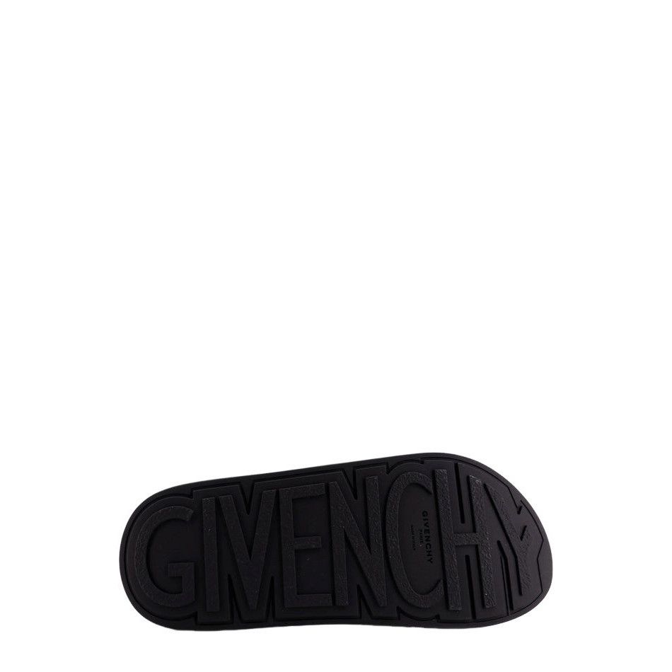 Givenchy GIVENCHY Black Rubber Slides New (Men's size:US 7 / EU 40;) Size US 7 / EU 40 - 4 Thumbnail