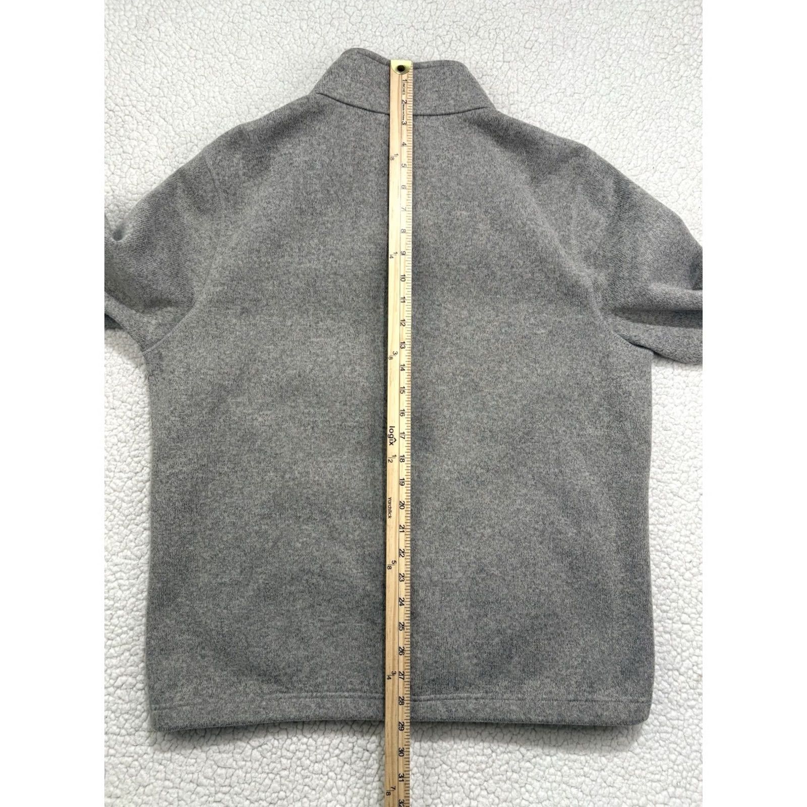 Vintage L.L. Bean Jacket Fleece Gray Mens Size L Full Zip Pockets Outdoors Regular Mid-Length Zip Jacket Size US L / EU 52-54 / 3 - 5 Thumbnail