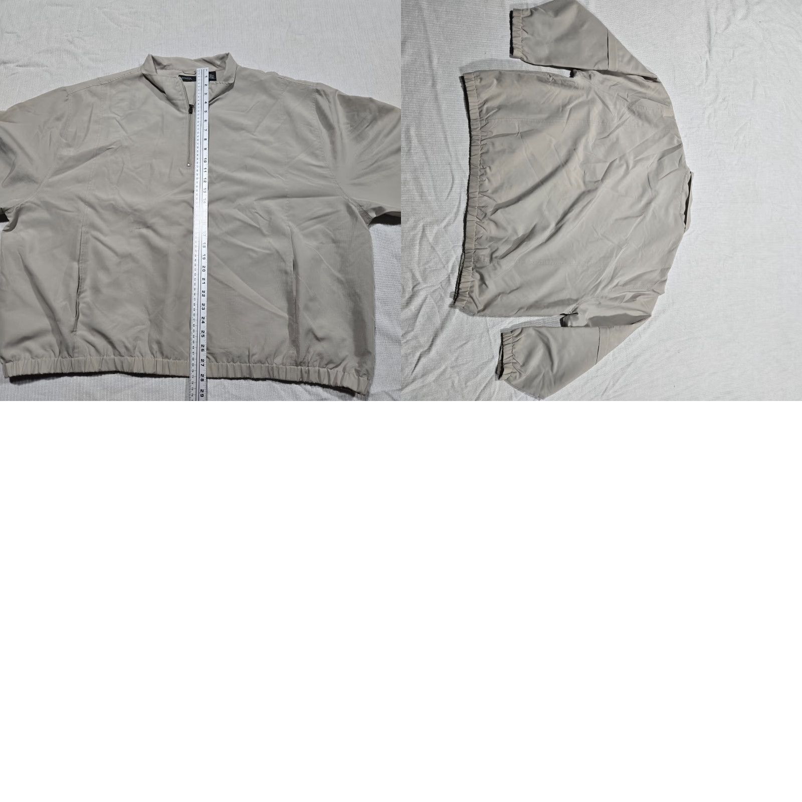 George George Golf Jacket Men's 2XL Tan Pullover Detachable Sleeves Windbreaker 1/4 Zip Size US XXL / EU 58 / 5 - 8 Thumbnail