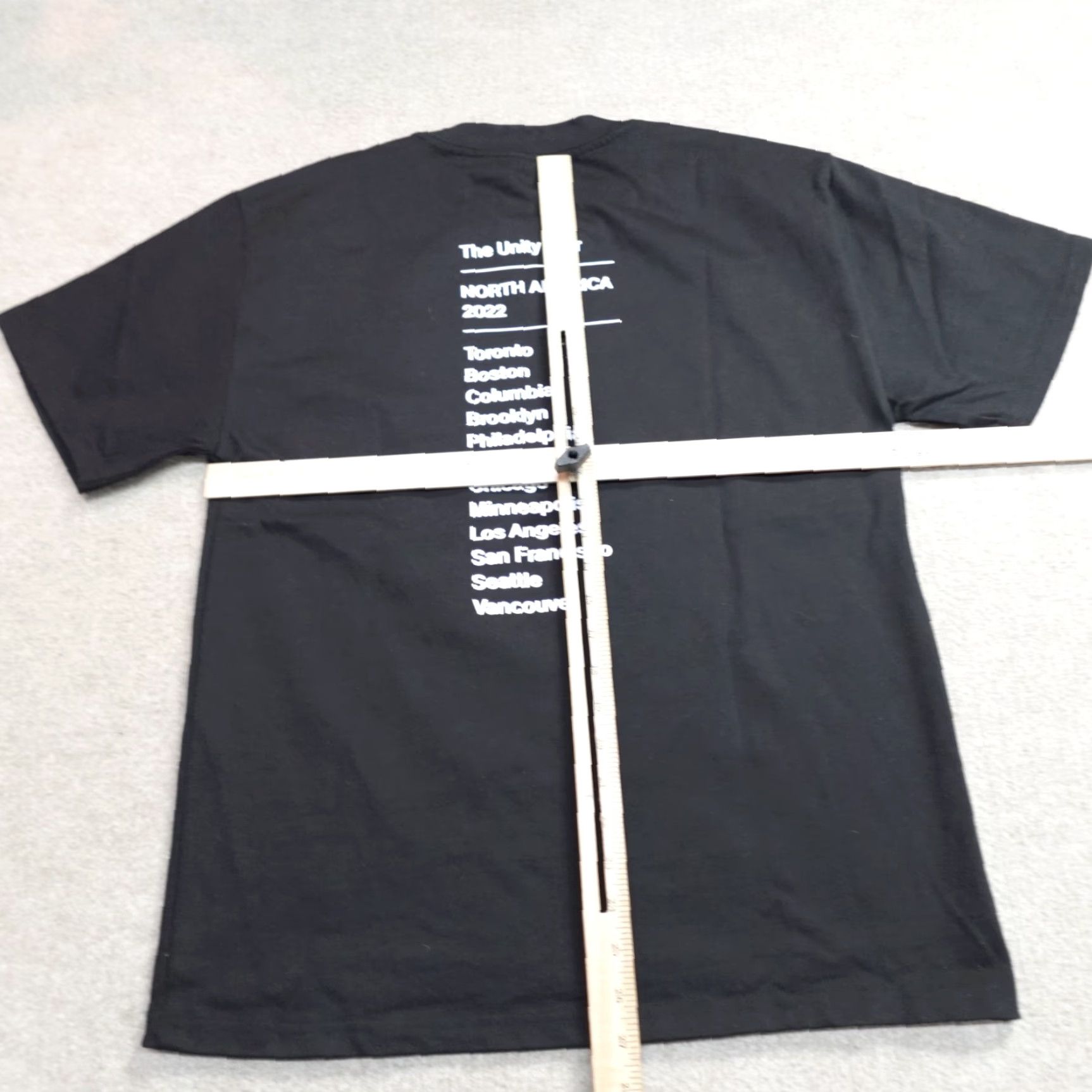 Doublet VINTAGE New Order Pet Shop Boys Shirt M Black Double Sided 2022 Tour Mens Size US M / EU 48-50 / 2 - 6 Thumbnail