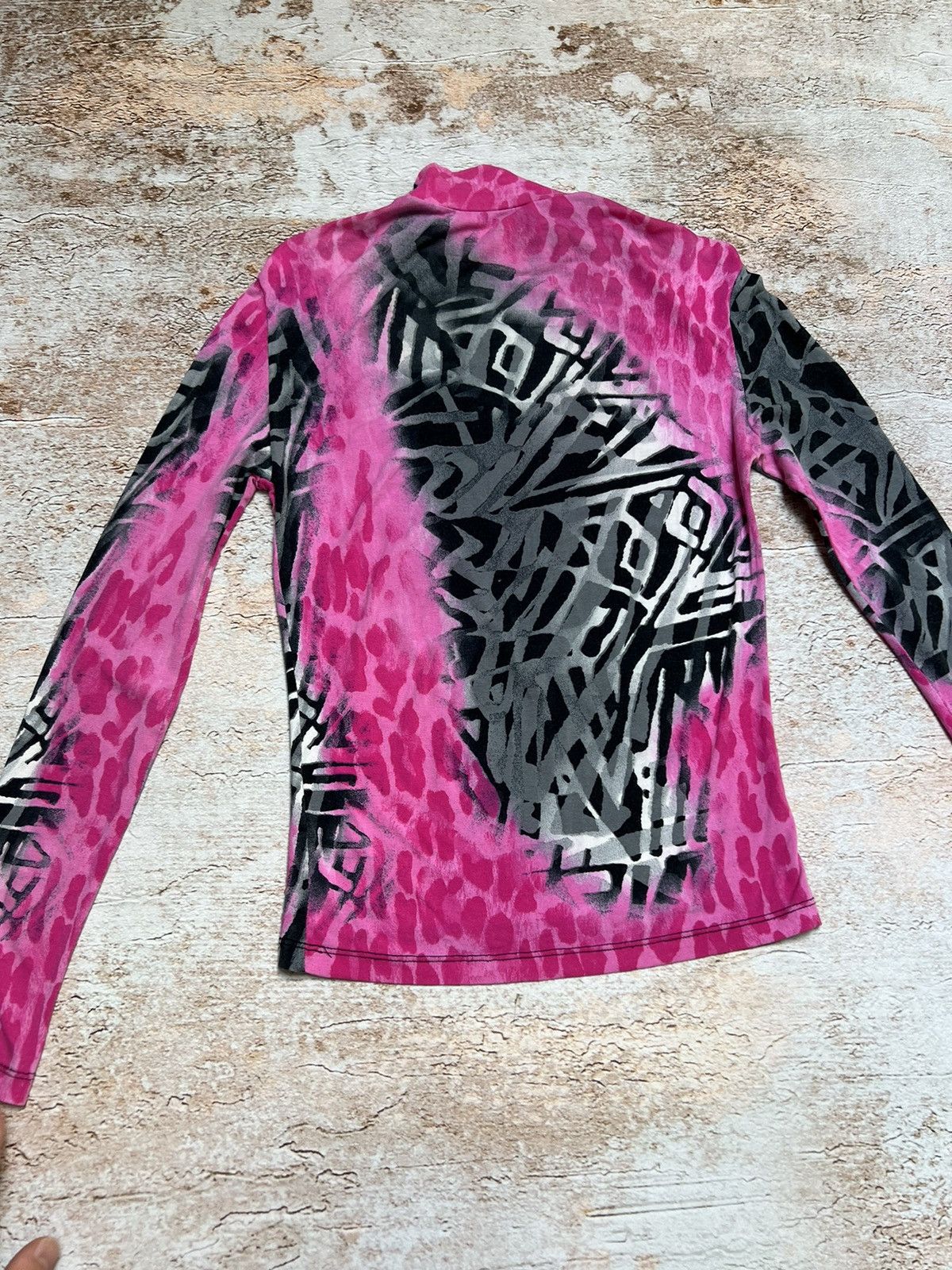 Vintage Vintage elastic abstract long sleeve Size S / US 4 / IT 40 - 5 Thumbnail