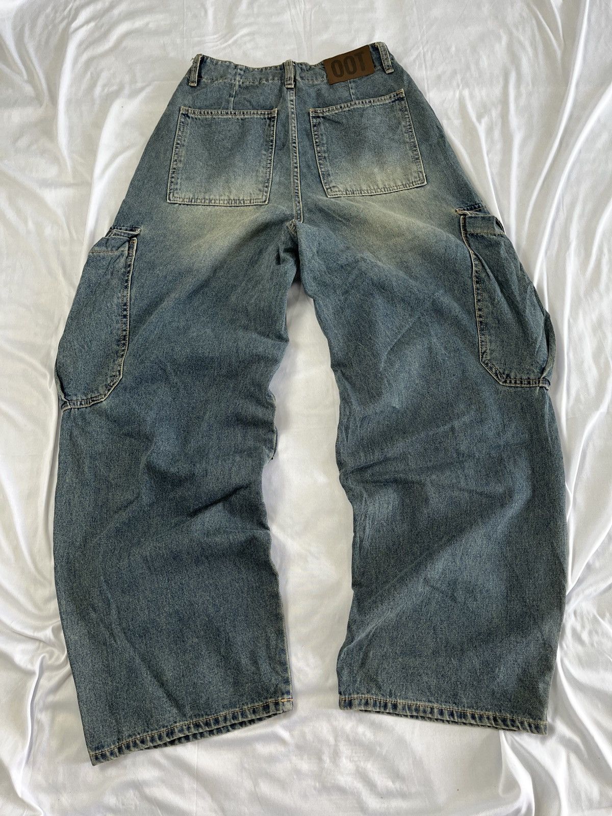 Japanese Brand Japanese brand Oot baggy denim cargo pants Size US 27 - 4 Thumbnail