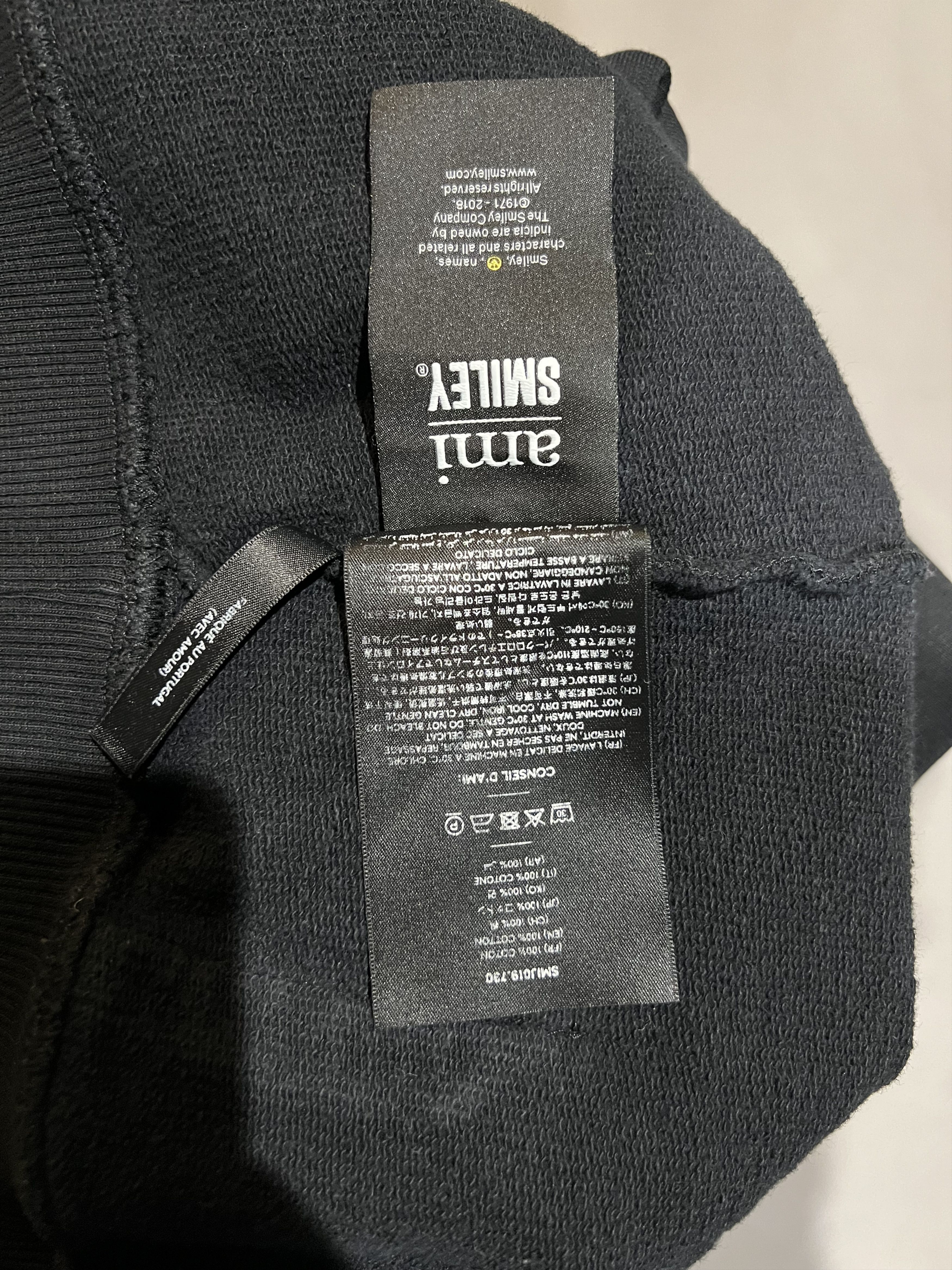 AMI AMI Smiley black hoodie (M) Size US M / EU 48-50 / 2 - 7 Thumbnail