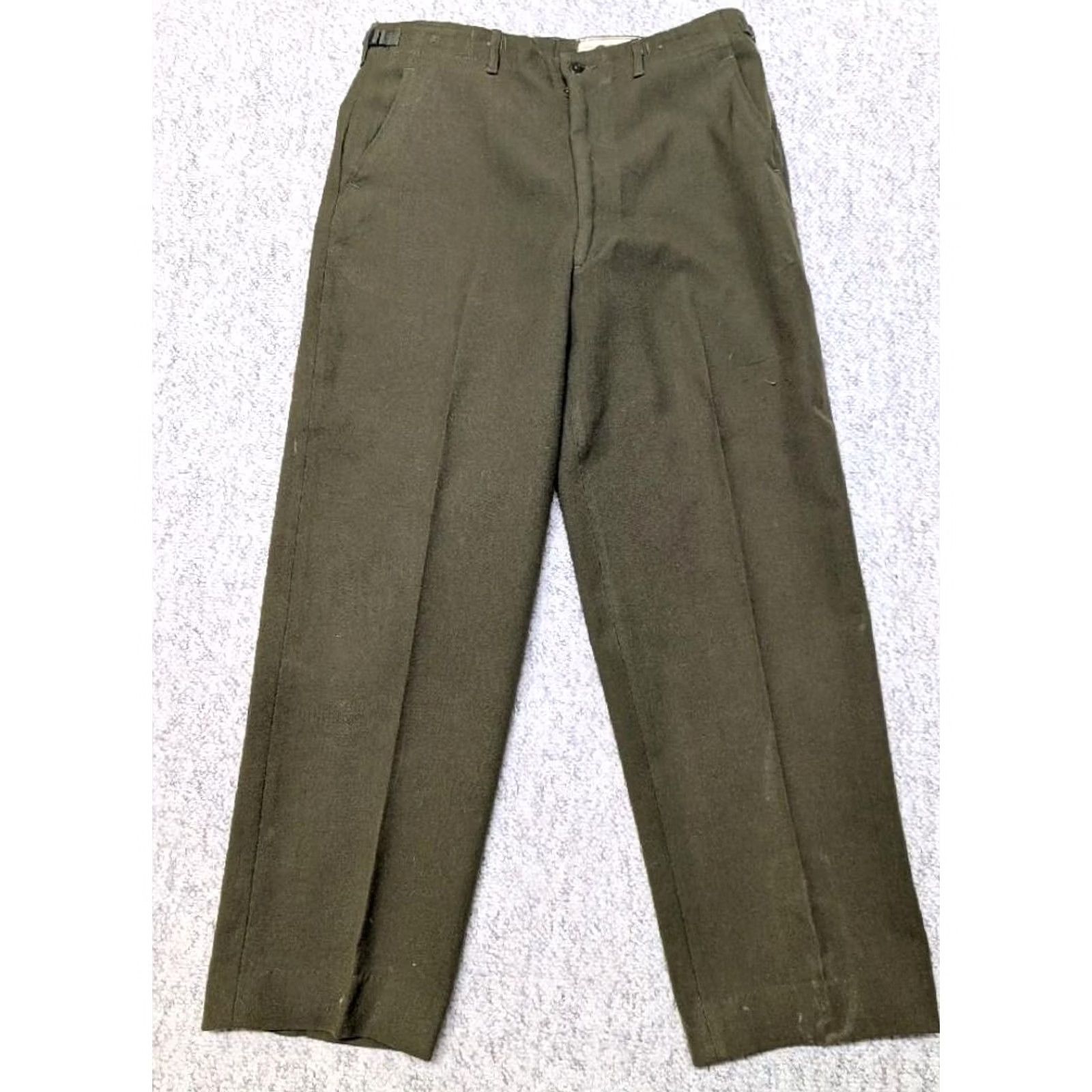 Vintage VINTAGE US ARMY M-1951 field pants green wool 38x34 military trousers Mens Size US 38 / EU 54 - 7 Thumbnail