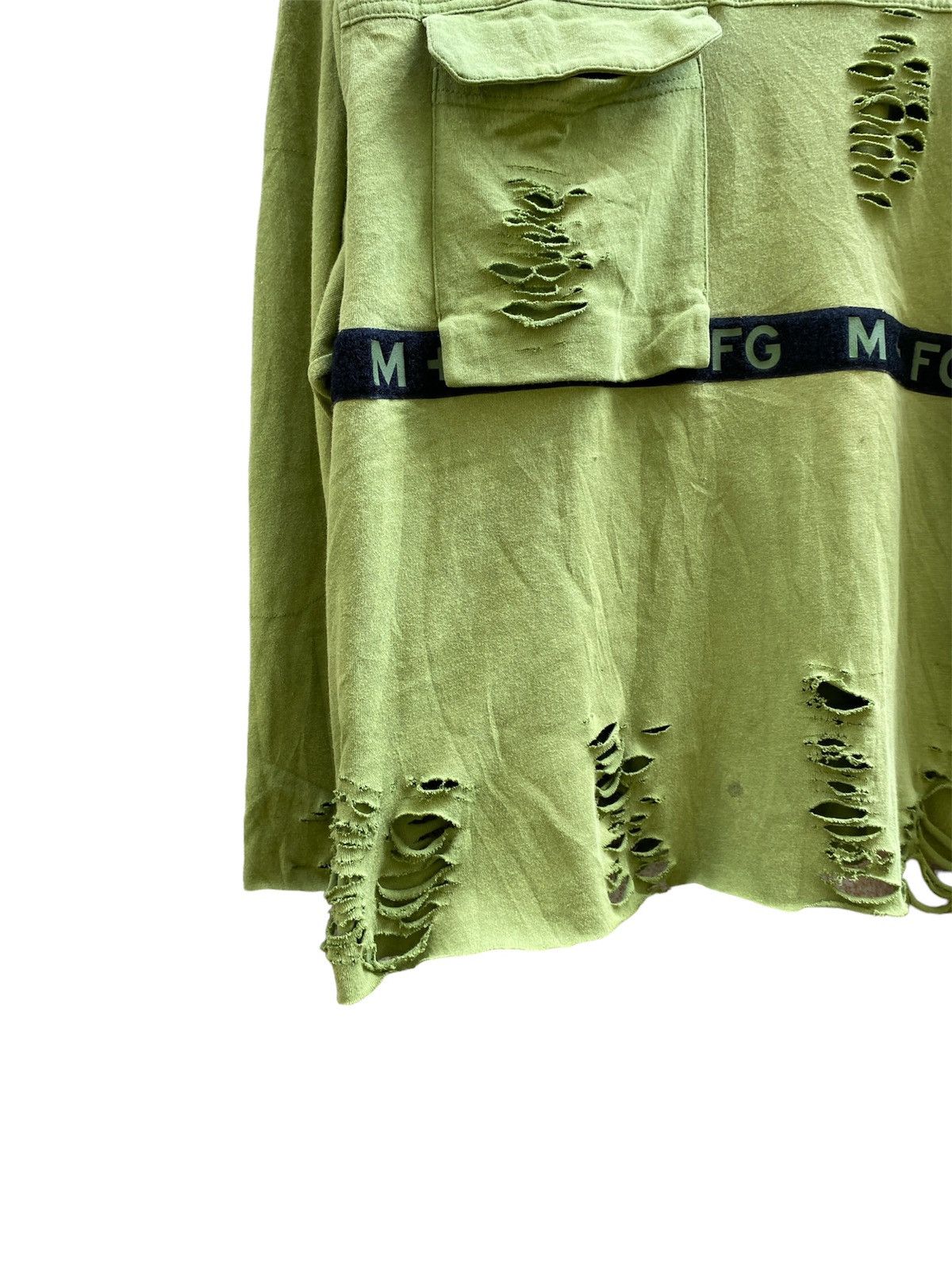 If Six Was Nine × Le Grande Bleu (L.G.B.) × Marithe + Francois Girbaud Marithe Francois Girbaud M+FG Distressed Grunge punk boxy Size US L / EU 52-54 / 3 - 4 Thumbnail