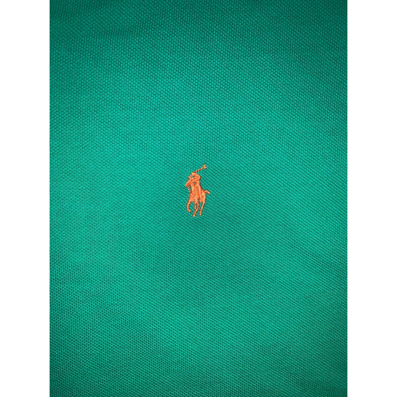 Polo Ralph Lauren × Vintage Vtg Polo Ralph Lauren Polo Shirt Large Green Pony Logo USA Size US L / EU 52-54 / 3 - 5 Thumbnail