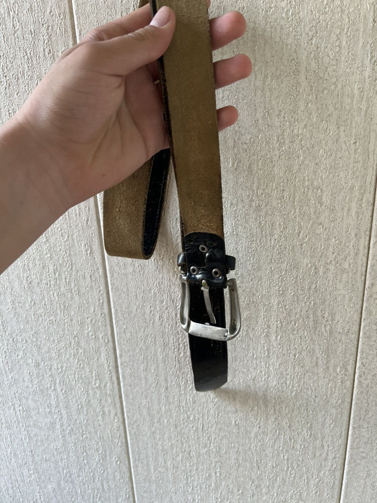 Diesel Diesel Belt Leather Black Vintage Size ONE SIZE - 4 Thumbnail