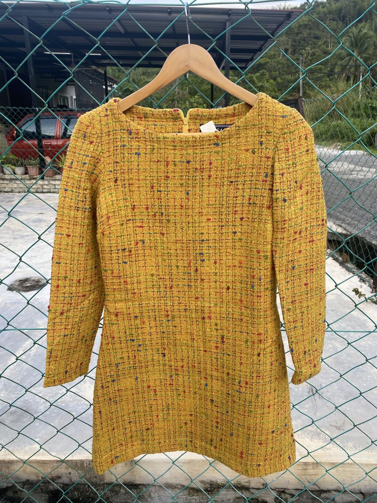 Versace Jeans Couture Versace Jeans Couture Tweed Dresses Size S / US 4 / IT 40 - 1 Thumbnail