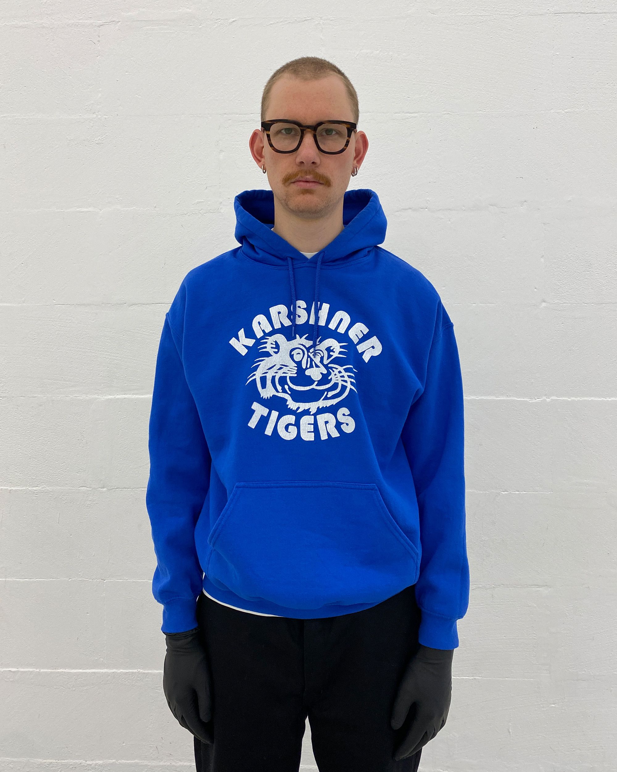 Vintage 2000s Karshner Tiger Elementary School Hoodie Size US M / EU 48-50 / 2 - 6 Thumbnail