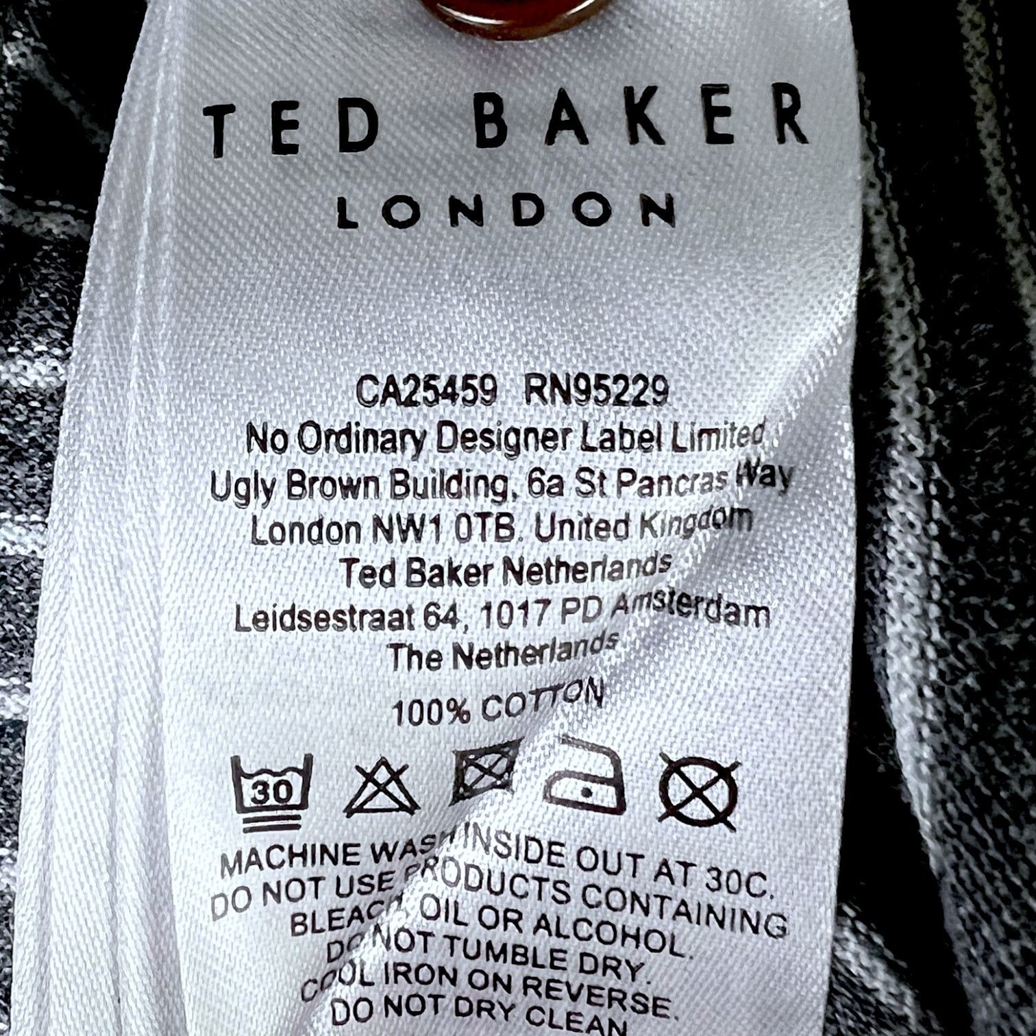 Ted Baker NWT Men's Ted Baker Gray Striped Polo 6 (US XXL) $145 Retail Size US XXL / EU 58 / 5 - 5 Thumbnail