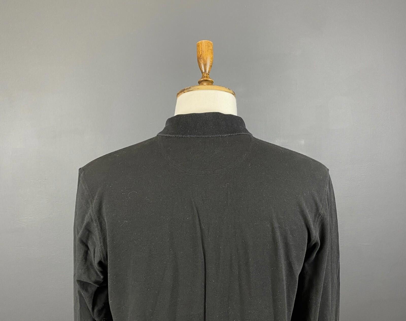 La Martina La Martina Argentina Black Solid Rugby Polo Shirt Size L Size US L / EU 52-54 / 3 - 7 Thumbnail