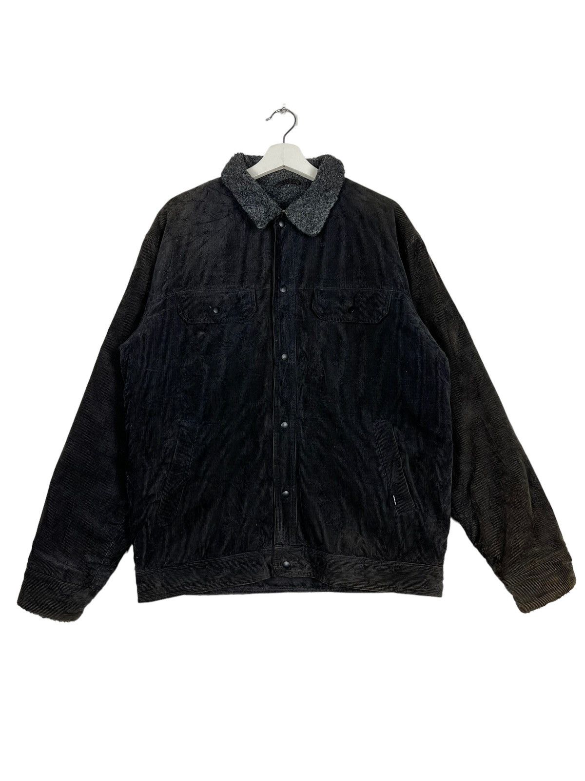 Stussy 🔥 VINTAGE STUSSY FUR TRIM CORDUROY JACKET Size US M / EU 48-50 / 2 - 2 Thumbnail