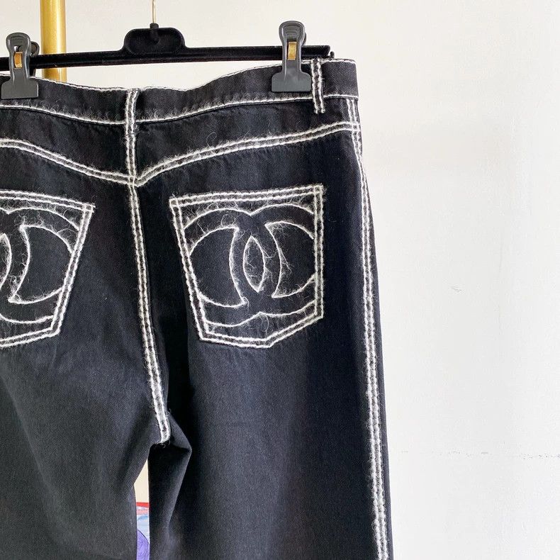 Chanel Chanel Black jeans Size 27" / US 4 / IT 40 - 5 Thumbnail