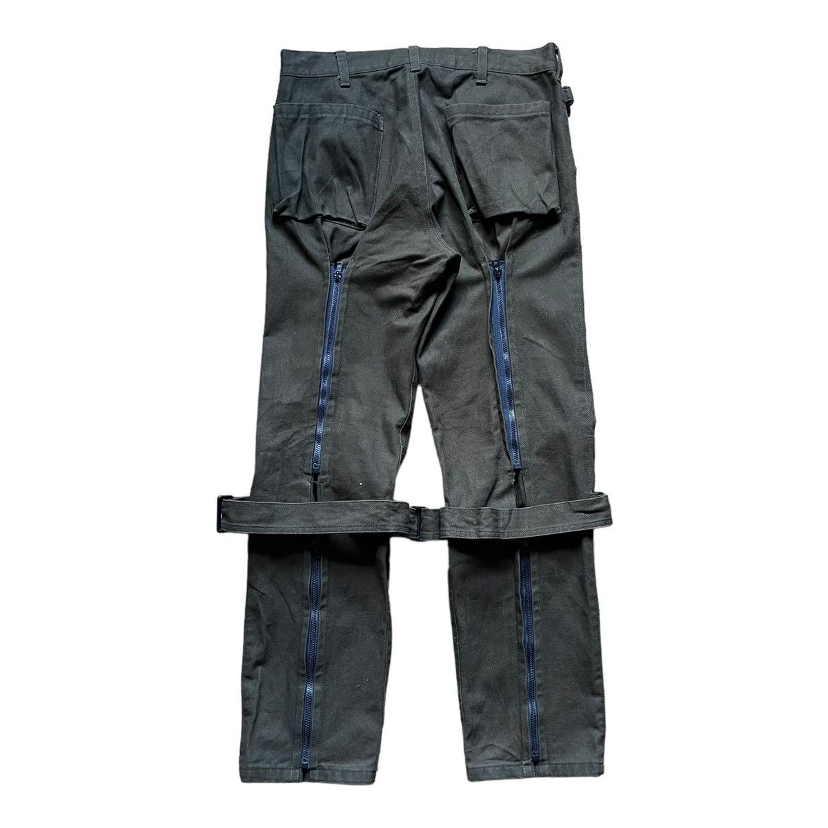 14th Addiction × If Six Was Nine × Japanese Brand 2000s Milkboy Japan Bondage Multi Zipper Pants Size US 31 - 1 Thumbnail