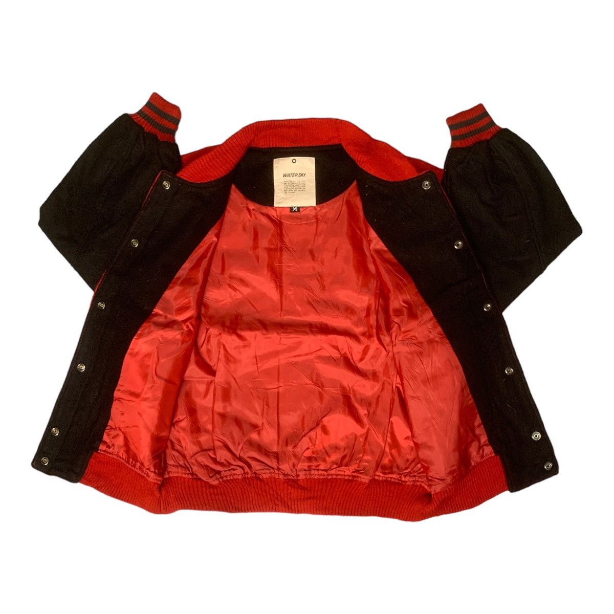Japanese Brand × Vintage Rare Design Vintage Water Sky Varsity Jackets Size M / US 6-8 / IT 42-44 - 3 Thumbnail