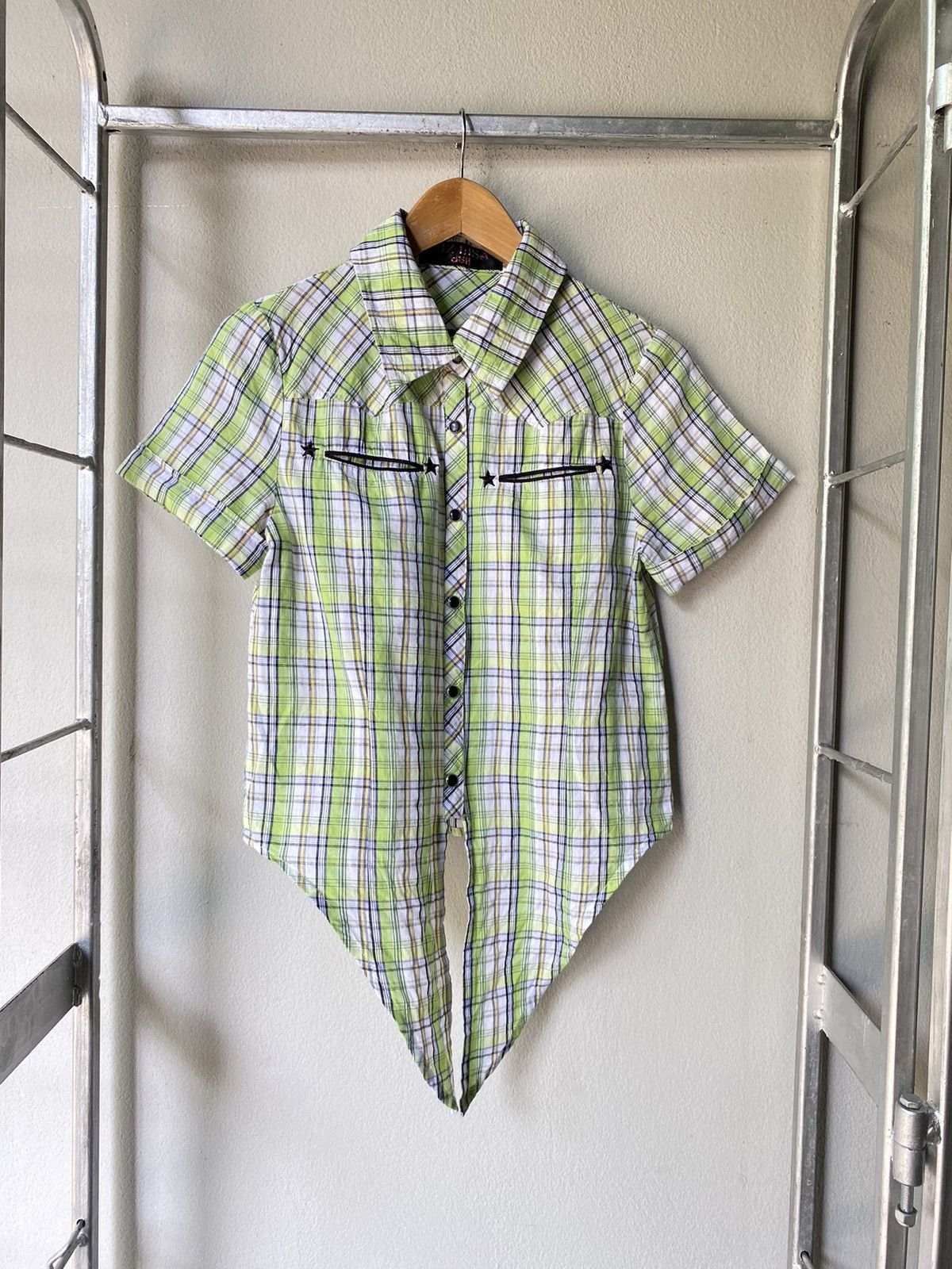 LIZ LISA LIZ LISA doll Green Short-sleeve Shirt with Tie Hem Size M / US 6-8 / IT 42-44 - 2 Thumbnail