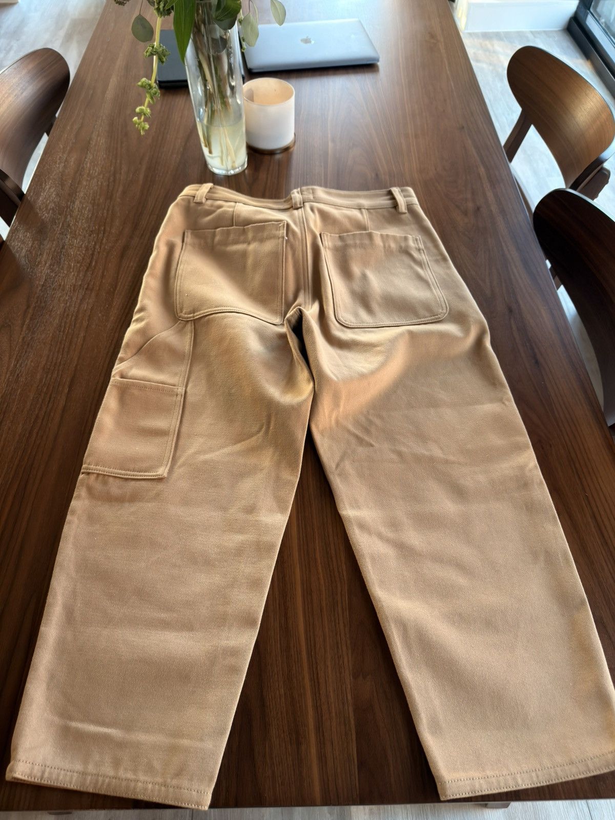 AMI AMI BEIGE WORKER FIT TROUSERS Size US 32 / EU 48 - 2 Thumbnail