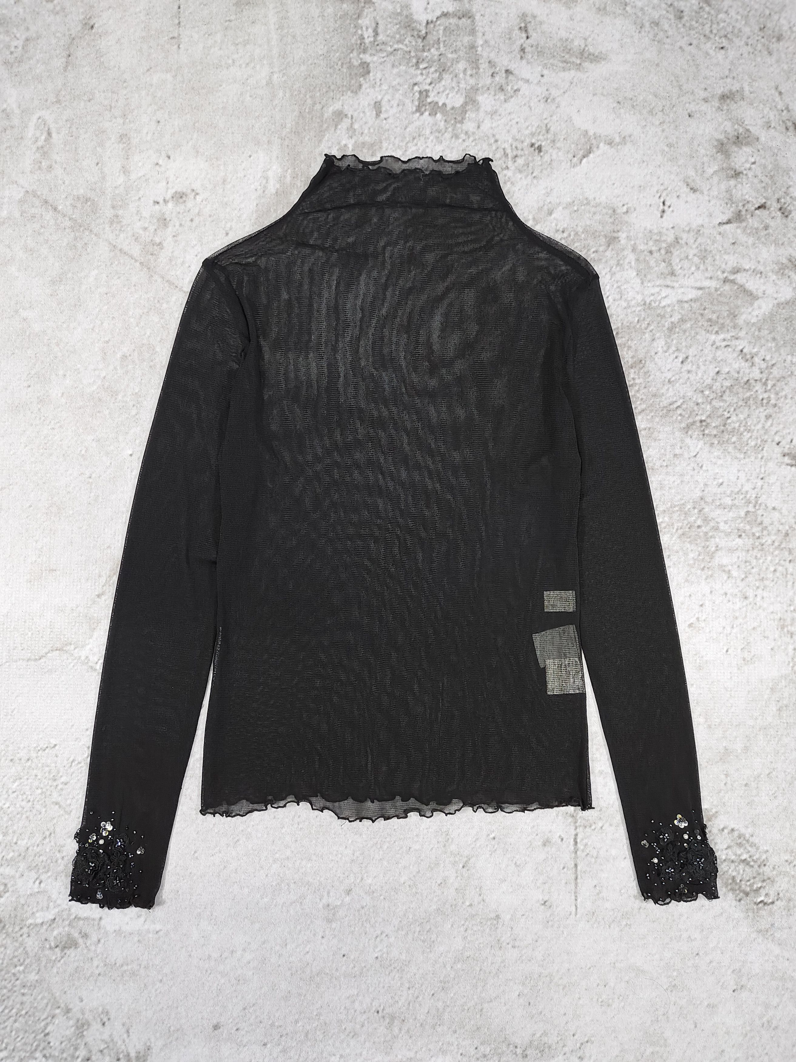 Japanese Brand Via Faburrica🇯🇵Gothic Fairy Grunge Sheer Beaded Cuff Size M / US 6-8 / IT 42-44 - 5 Thumbnail