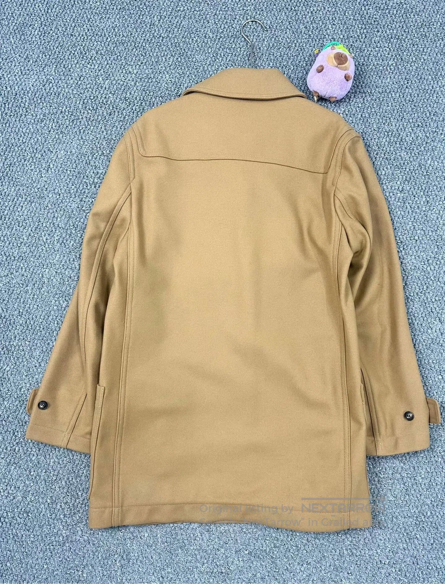 Burberry Burberry Khaki Horn Button Cashmere Coat| Size M / US 6-8 / IT 42-44 - 2 Thumbnail