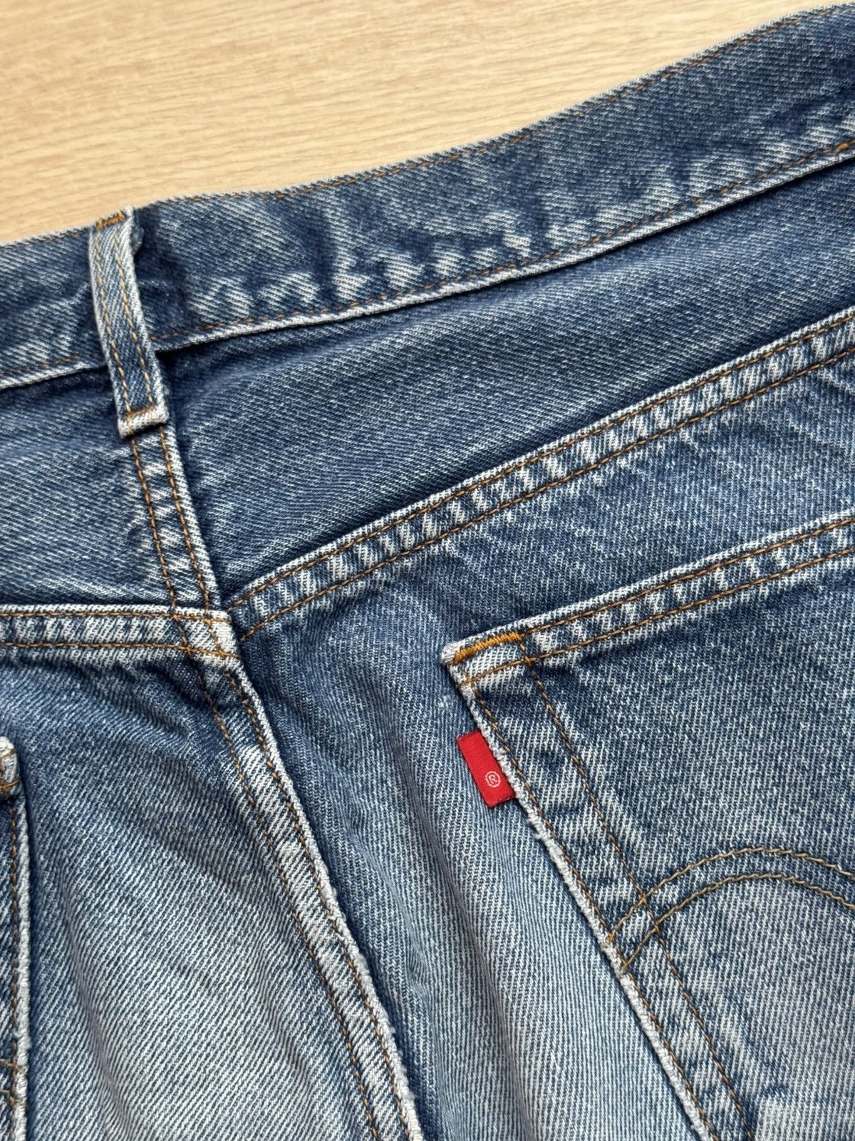 Levi's Vintage 00’s Levi’s 505 Distressed Blue Denim Jeans Pants Size US 33 - 6 Thumbnail