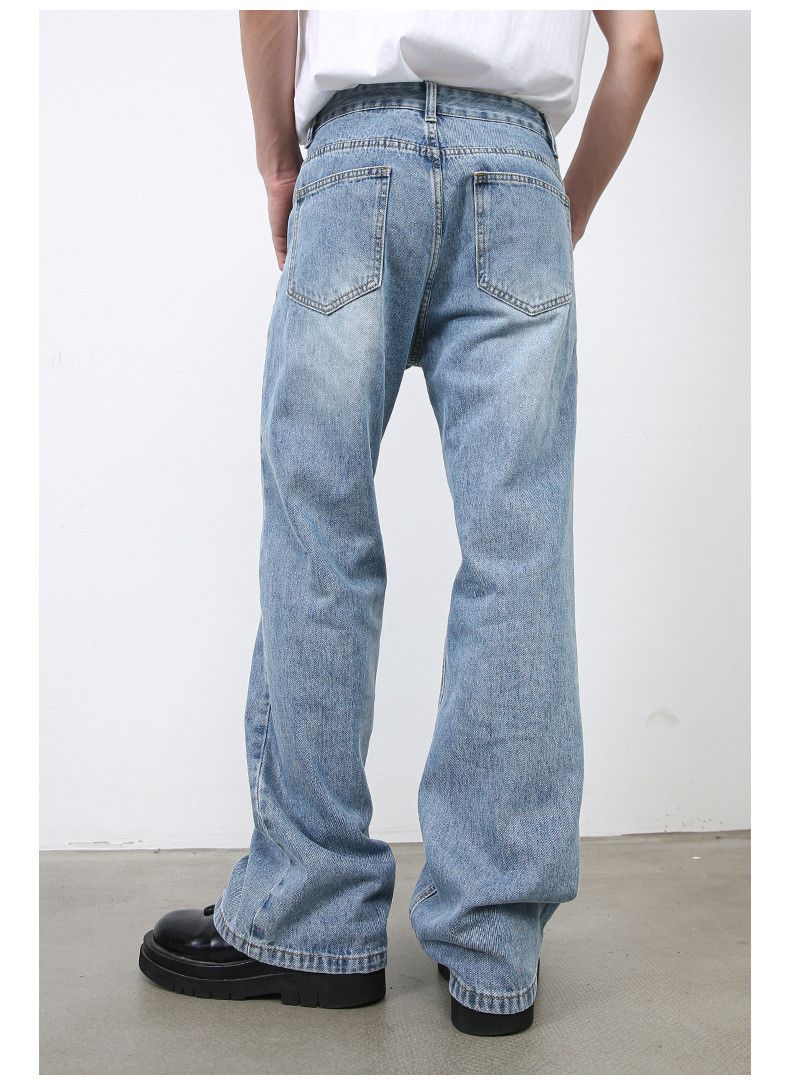 Japanese Brand High street washed blue trendy flared jeans y2k Size US 32 / EU 48 - 6 Thumbnail