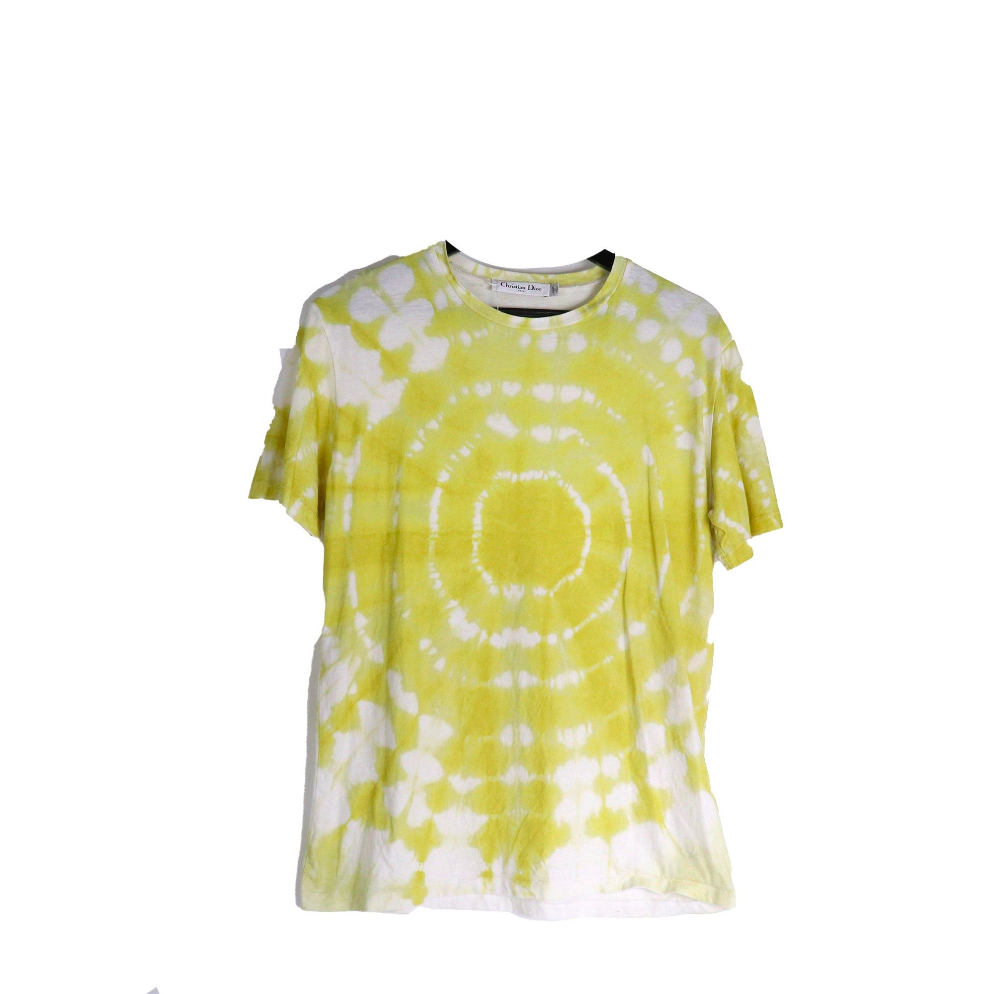 Dior DIOR - Mumbai Dior T-shirt in tie and die cotton (L) Size L / US 10 / IT 46 - 1 Thumbnail