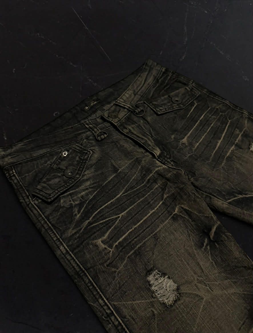 Japanese Brand Black Crown Denim Size US 32 / EU 48 - 3 Thumbnail