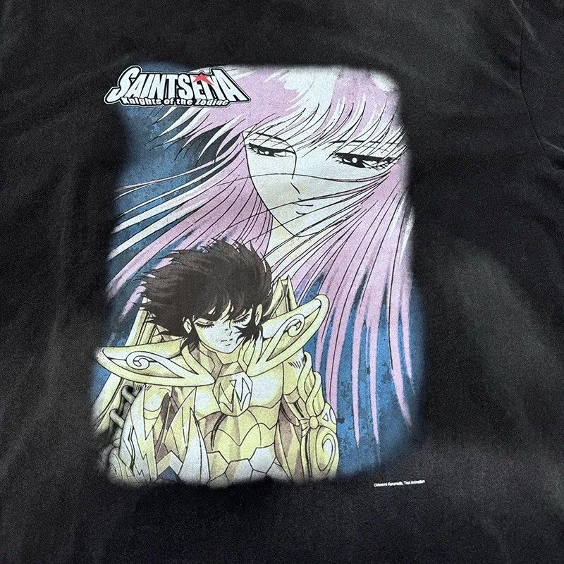 Japanese Brand Anime SAINT SEIYA Washed T-shirt Size US M / EU 48-50 / 2 - 5 Thumbnail