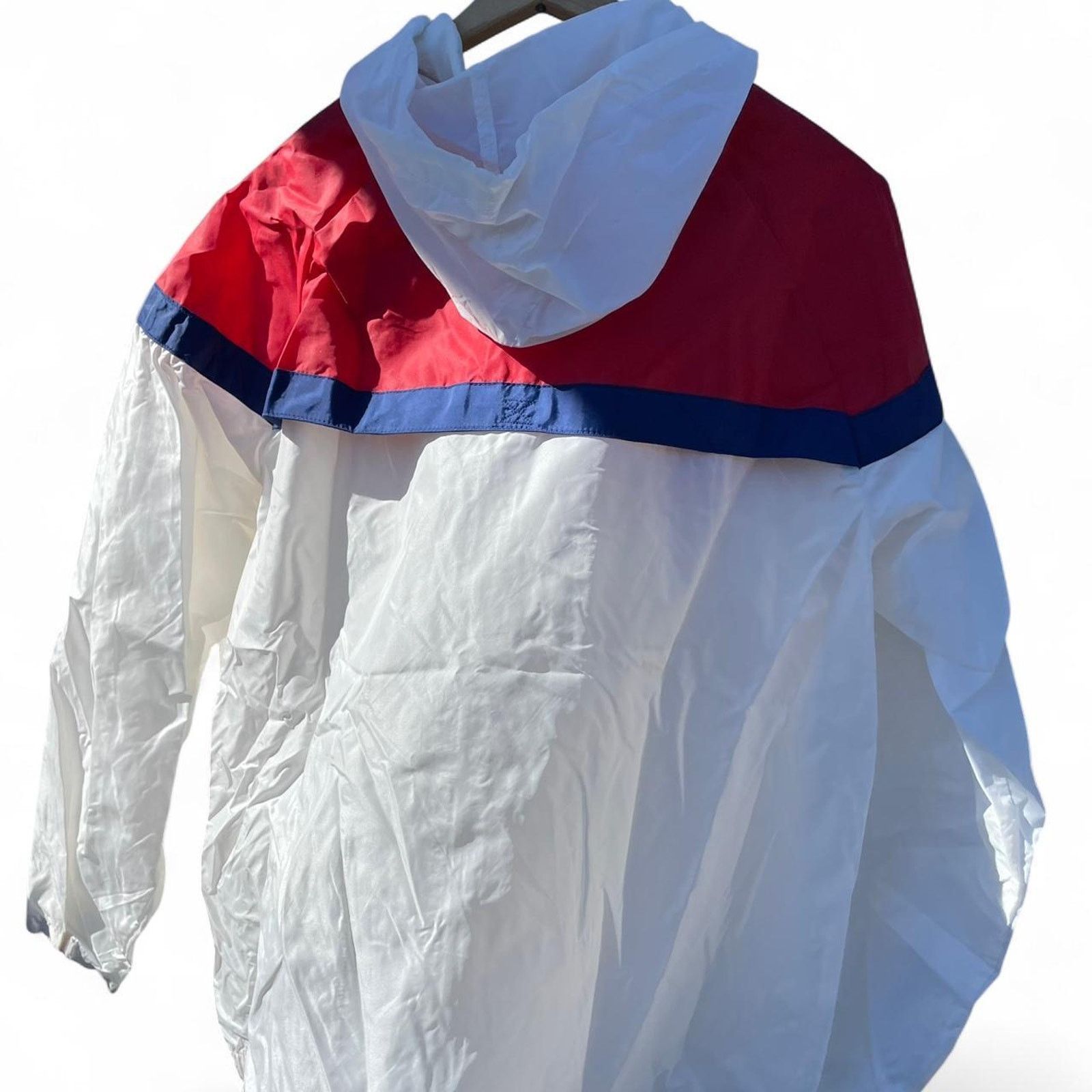 Nike 80s nike windbreaker jacket white Size US L / EU 52-54 / 3 - 3 Thumbnail