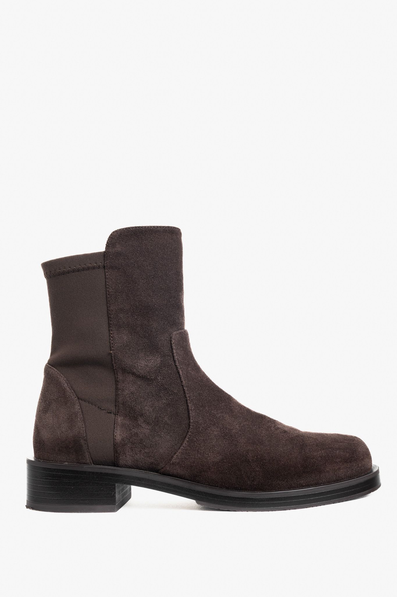 Stuart Weitzman Stuart Weitzman 5050 Bold Sport Suede/Str. Gabardine Booties Size US 8 / IT 38 - 1 Thumbnail