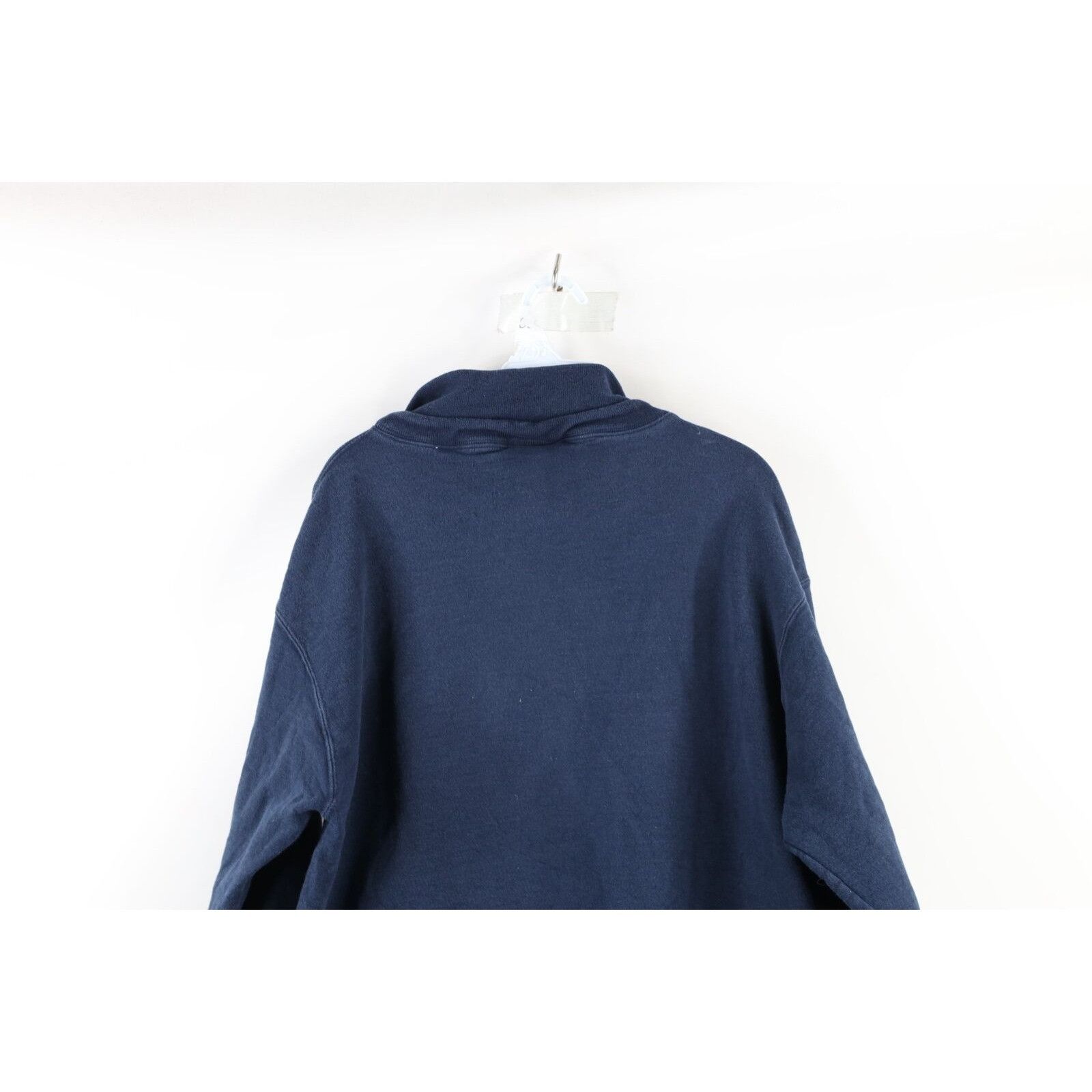Champion × Vintage Vintage 90s Champion Faded Spell Out Collared Sweatshirt Size XXL / US 16-18 / IT 52-54 - 13 Thumbnail