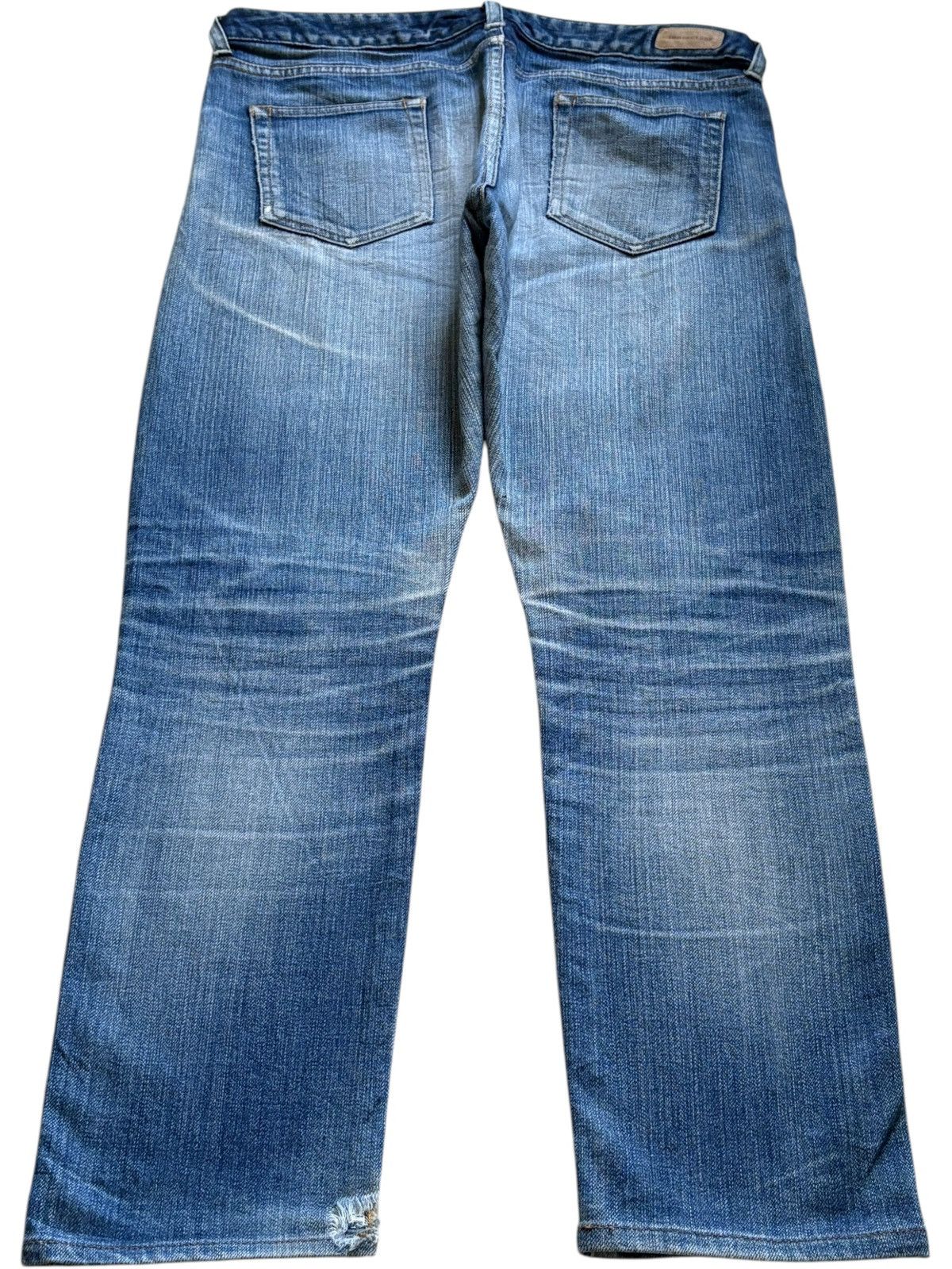 FOB Factory × Japanese Brand Vintage Fob Factory Selvedge Mud Wash Distressed Ripped Jean Size US 32 / EU 48 - 2 Thumbnail