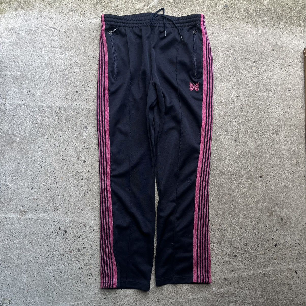 Needles Needles (M) navy/pink Narrow Sweatpants pants Japan archive Size US 30 / EU 46 - 1 Thumbnail