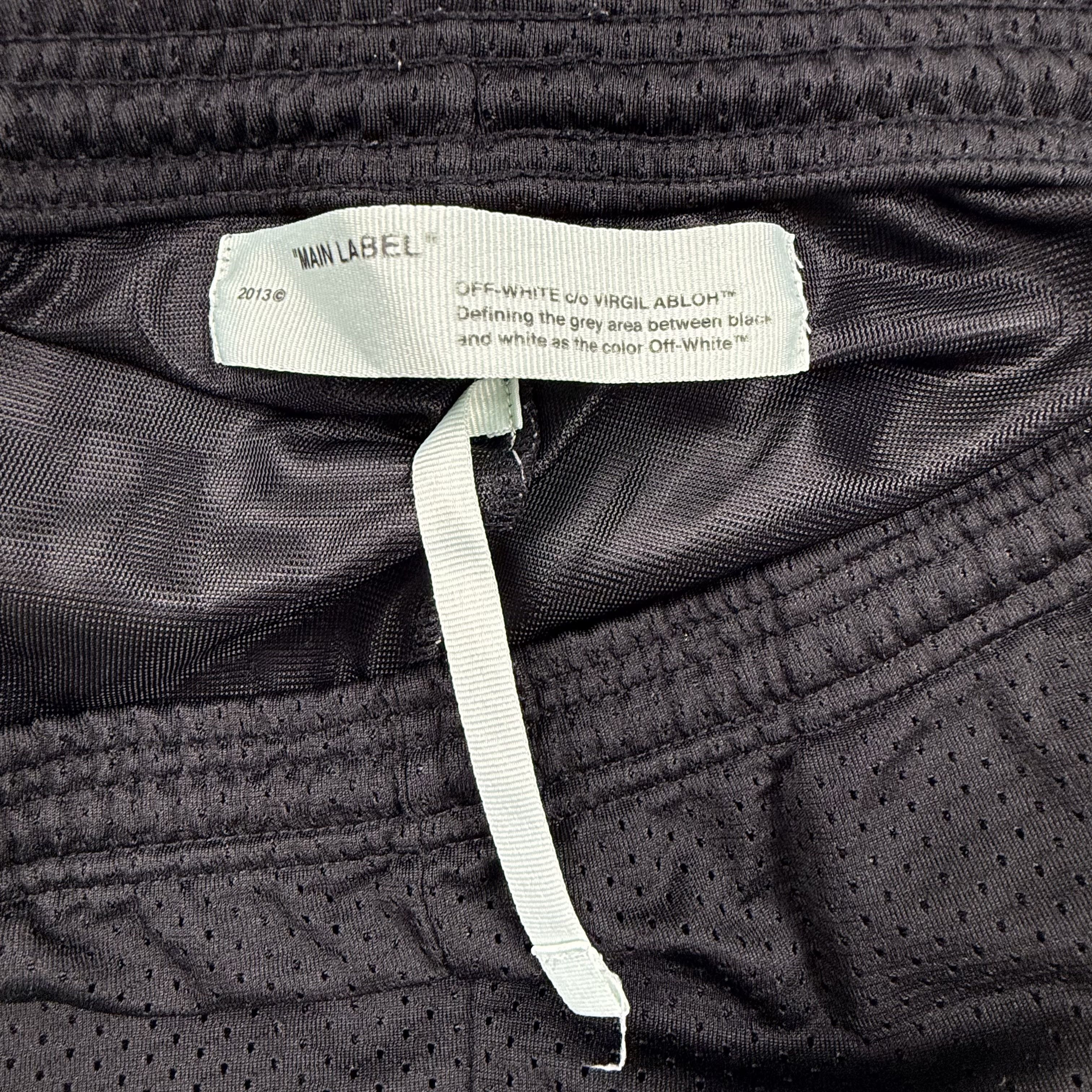 Off-White Off-White Mens Black Gradient Arrow Mesh Basketball Shorts Size US 29 - 4 Thumbnail