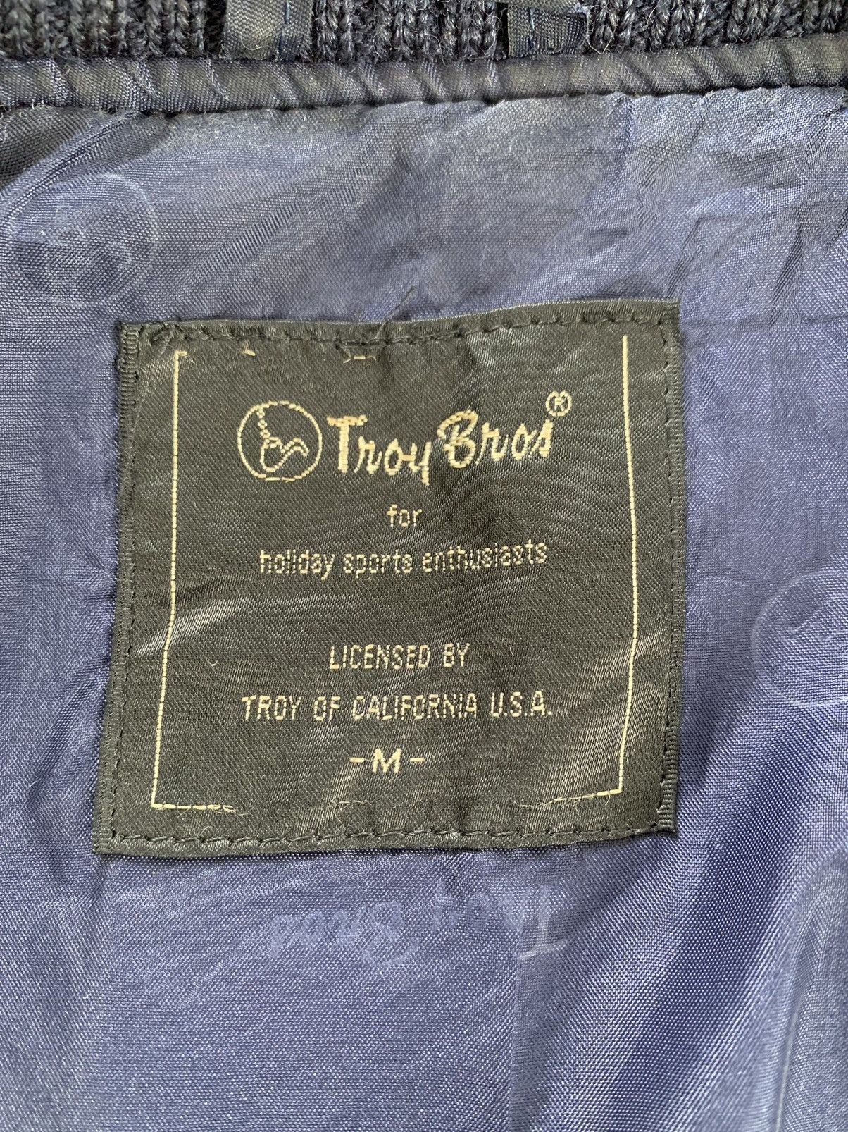 California Arts. × California Republic Vintage Troy Bros Varsity Wool Jacket Size US M / EU 48-50 / 2 - 18 Thumbnail