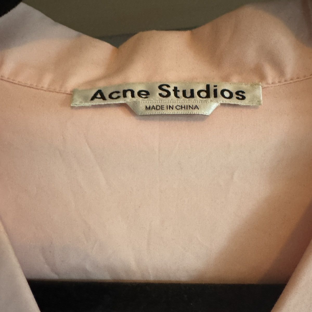 Acne Studios Pastel Pink Bowling Shirt Size XS / US 0-2 / IT 36-38 - 7 Thumbnail